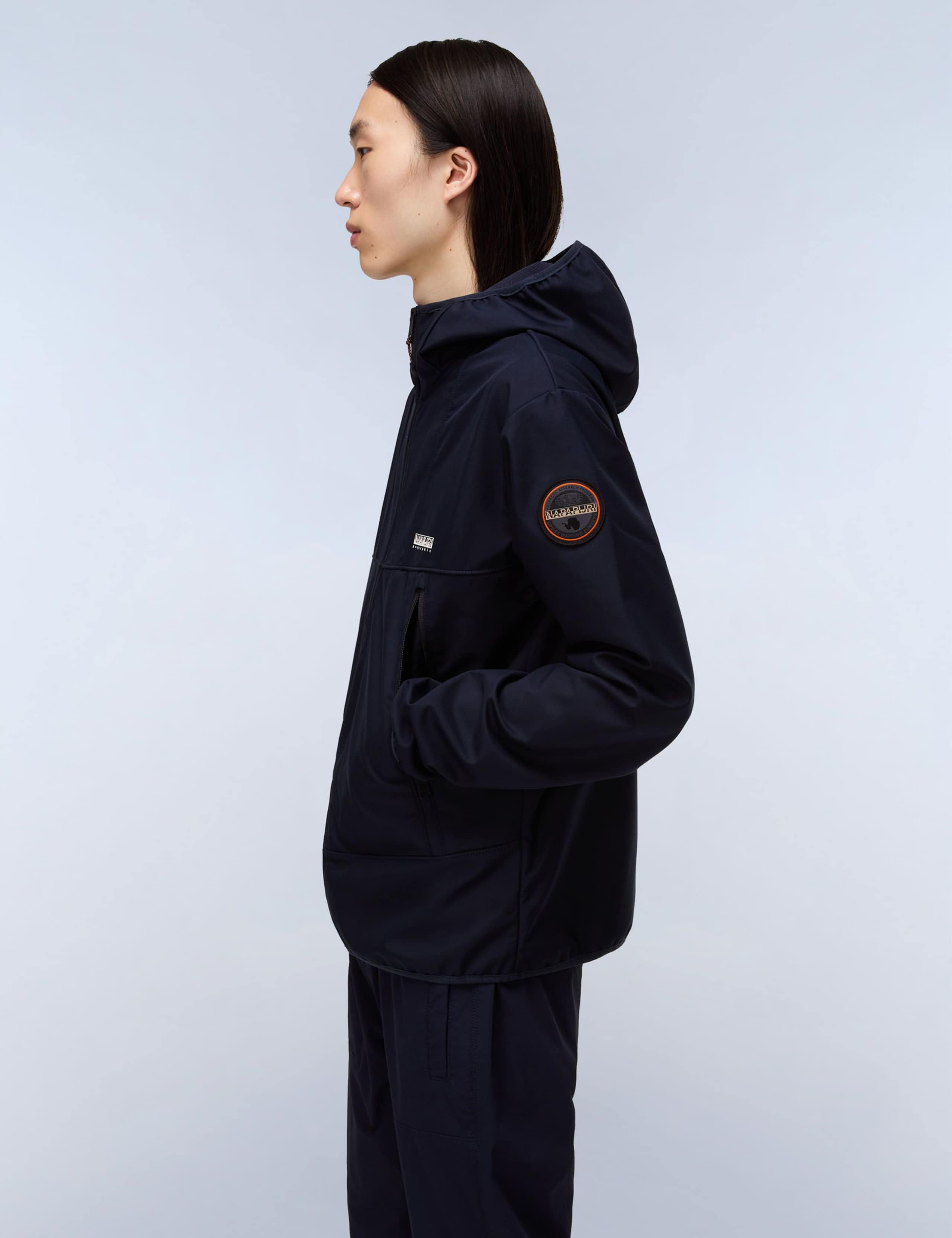 Biois Hooded Funnel Neck Sports Jacket 4 of 5