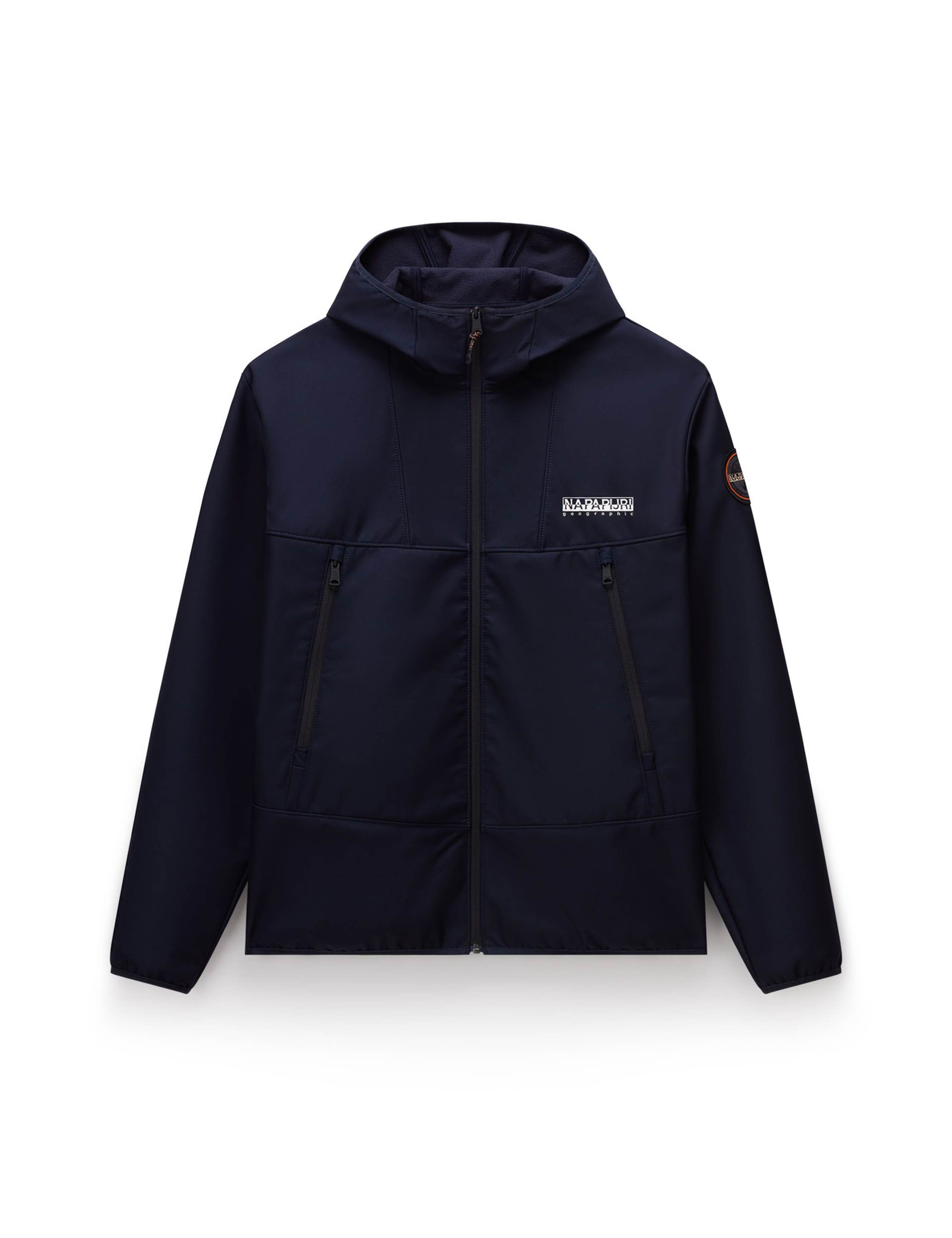 Biois Hooded Funnel Neck Sports Jacket 2 of 5
