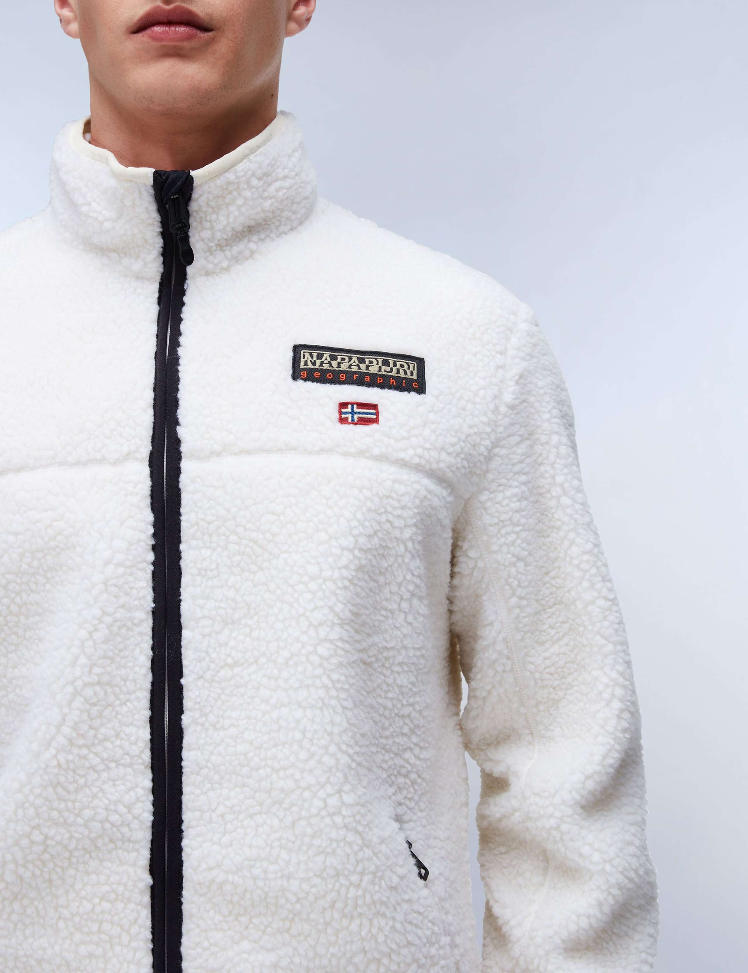 Tynik Zip Up Funnel Neck Fleece Jacket 4 of 4