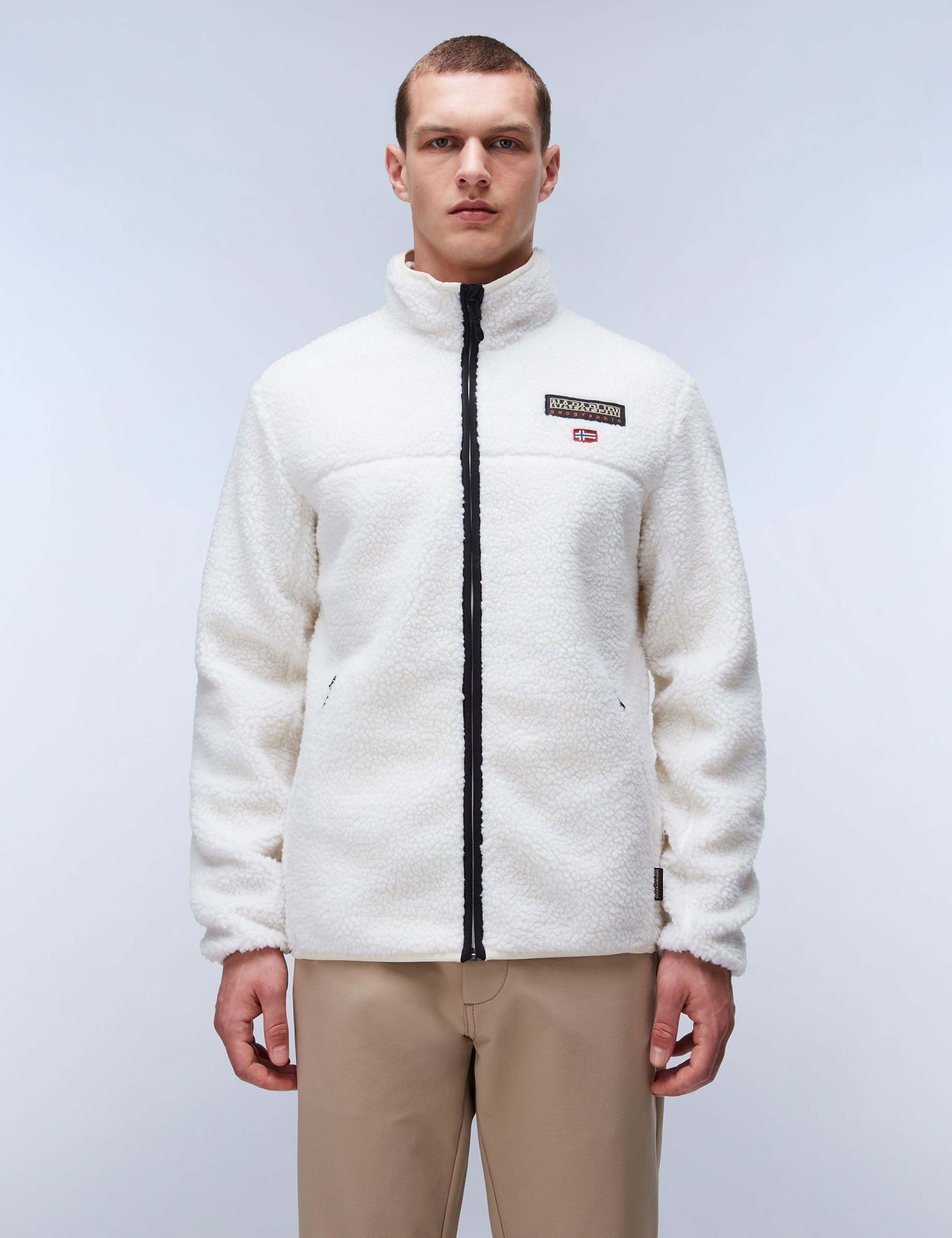 Tynik Zip Up Funnel Neck Fleece Jacket 2 of 4