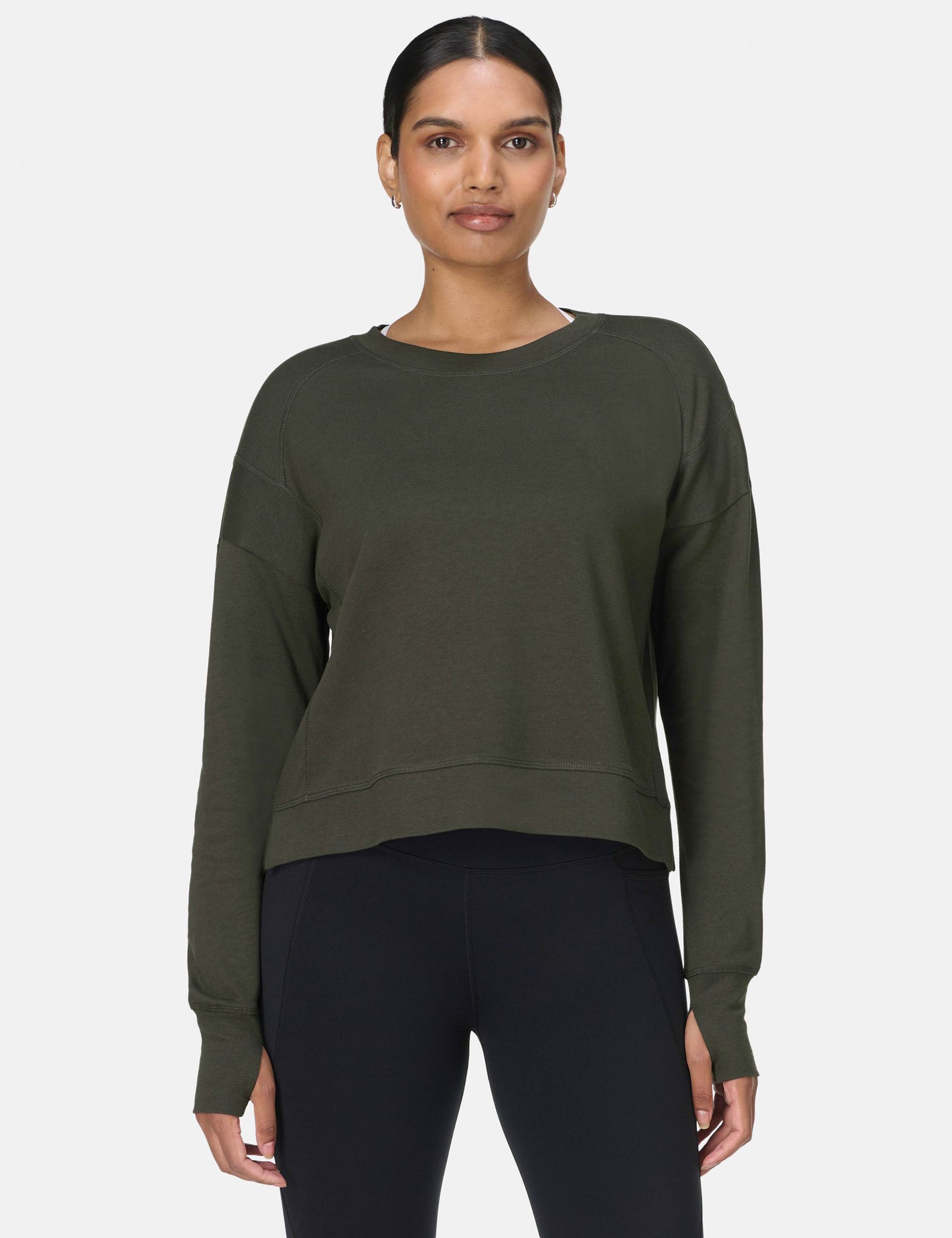 Crew Neck Oversized Cropped Sweatshirt 3 of 7