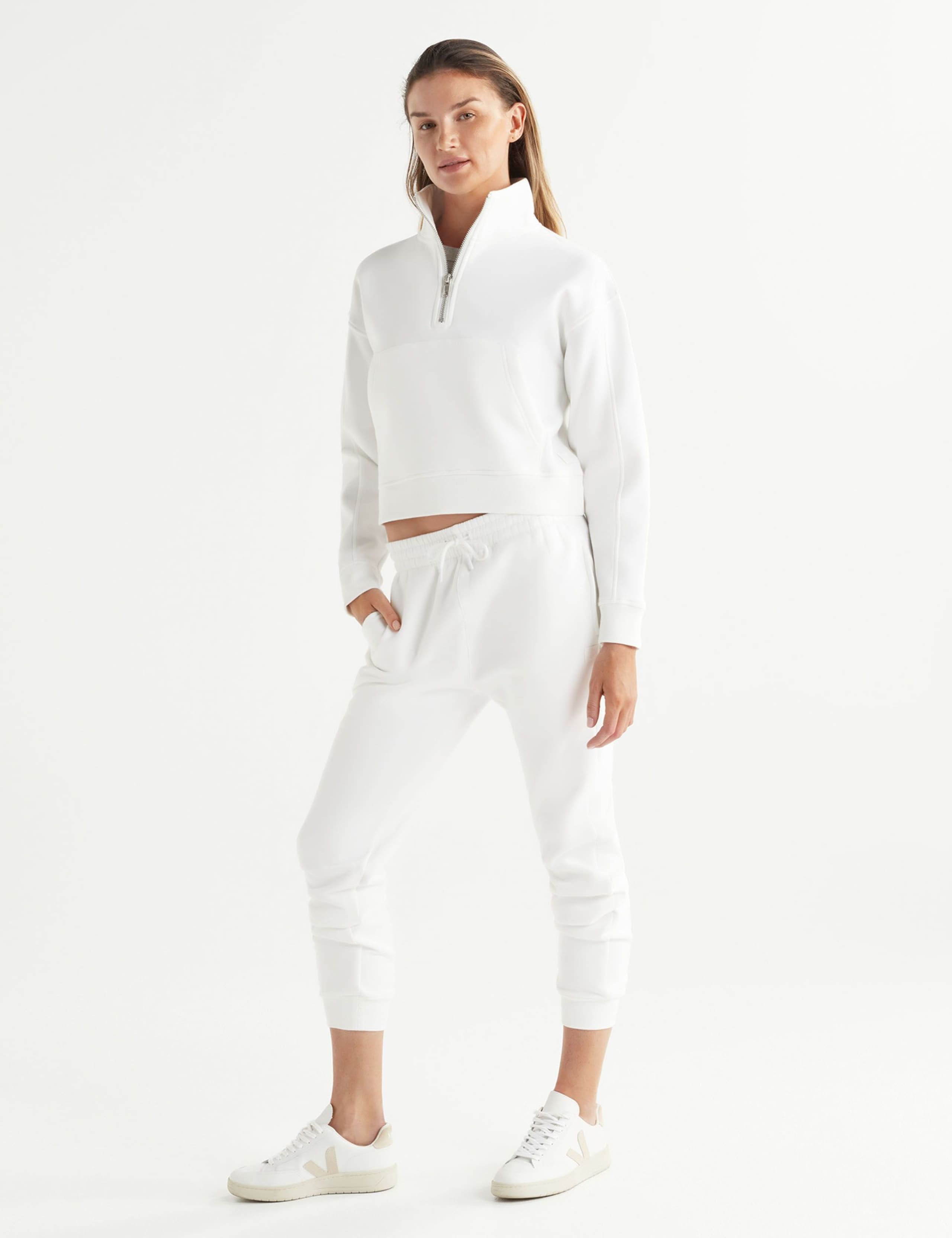 Millie Slim Fit Fleece Drawstring Joggers 3 of 8