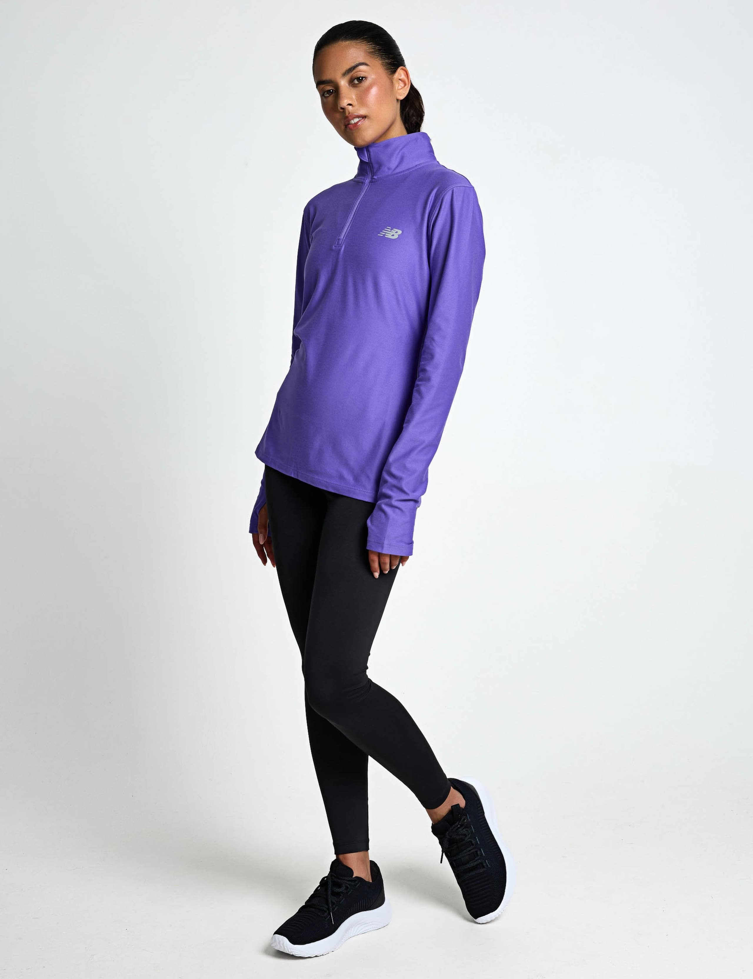 Sport Essentials Space Dye Quarter Zip Top 3 of 6