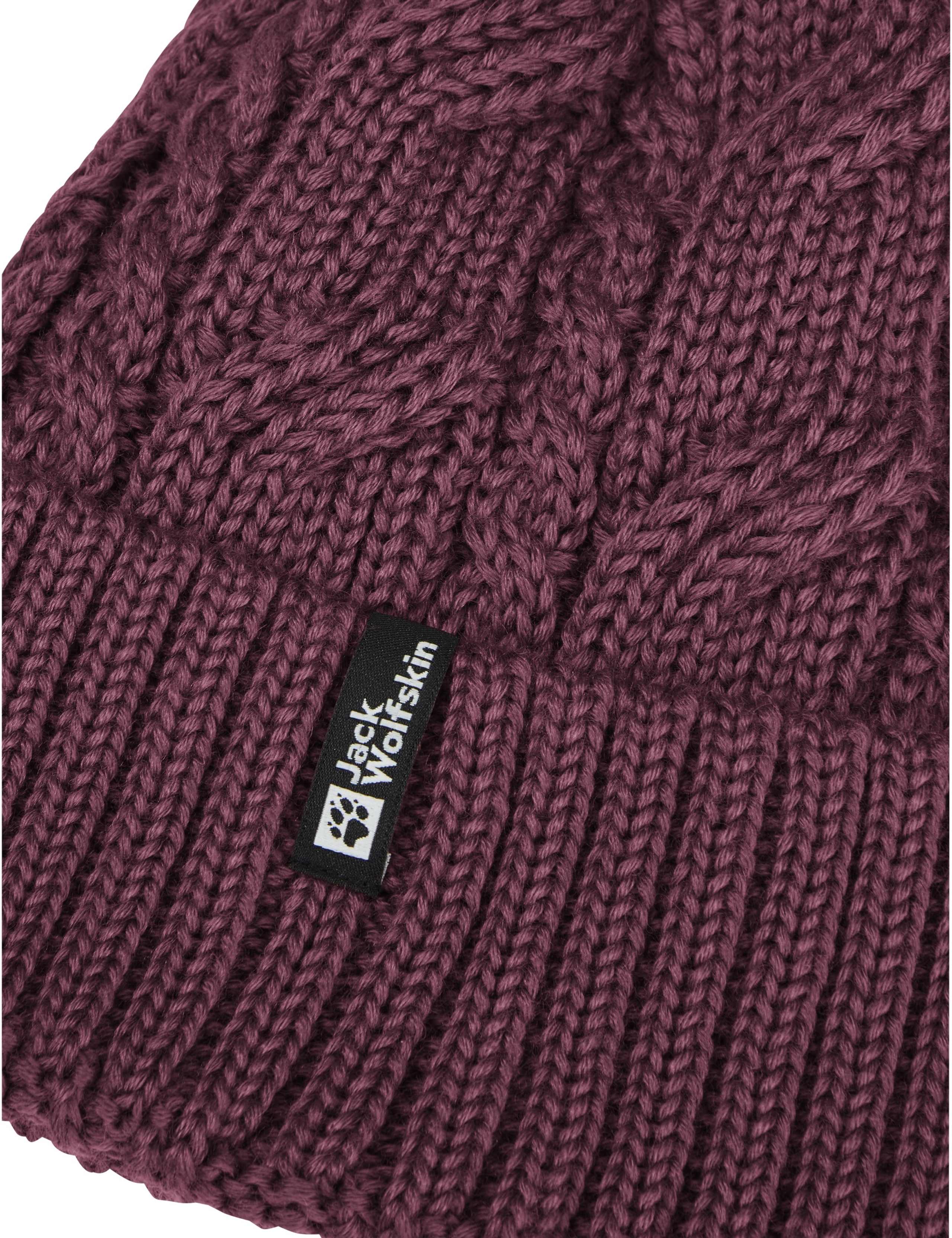 Knitted Bobble Beanie Hat With Pompom 3 of 3