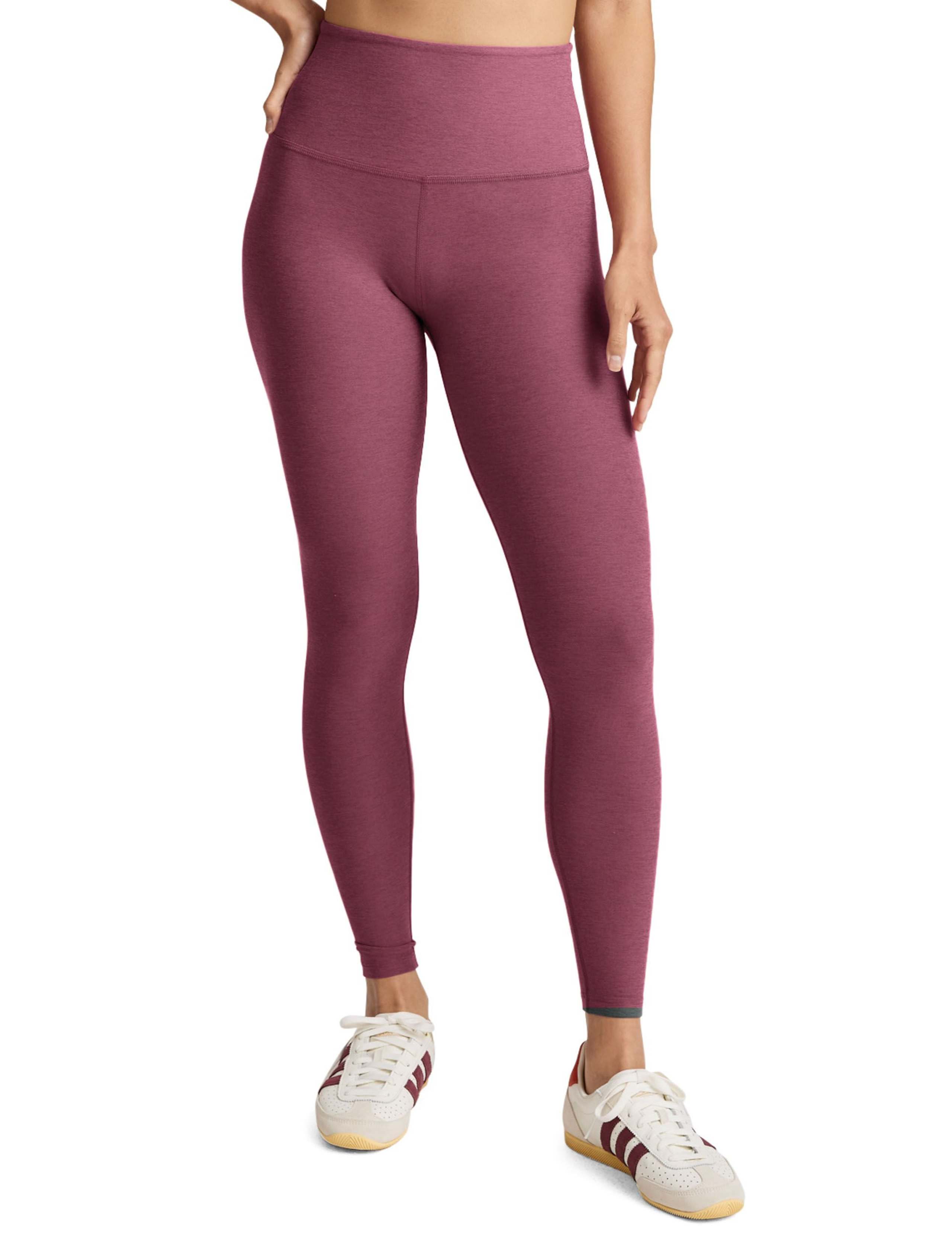 High Waisted Midi Length Leggings 1 of 5