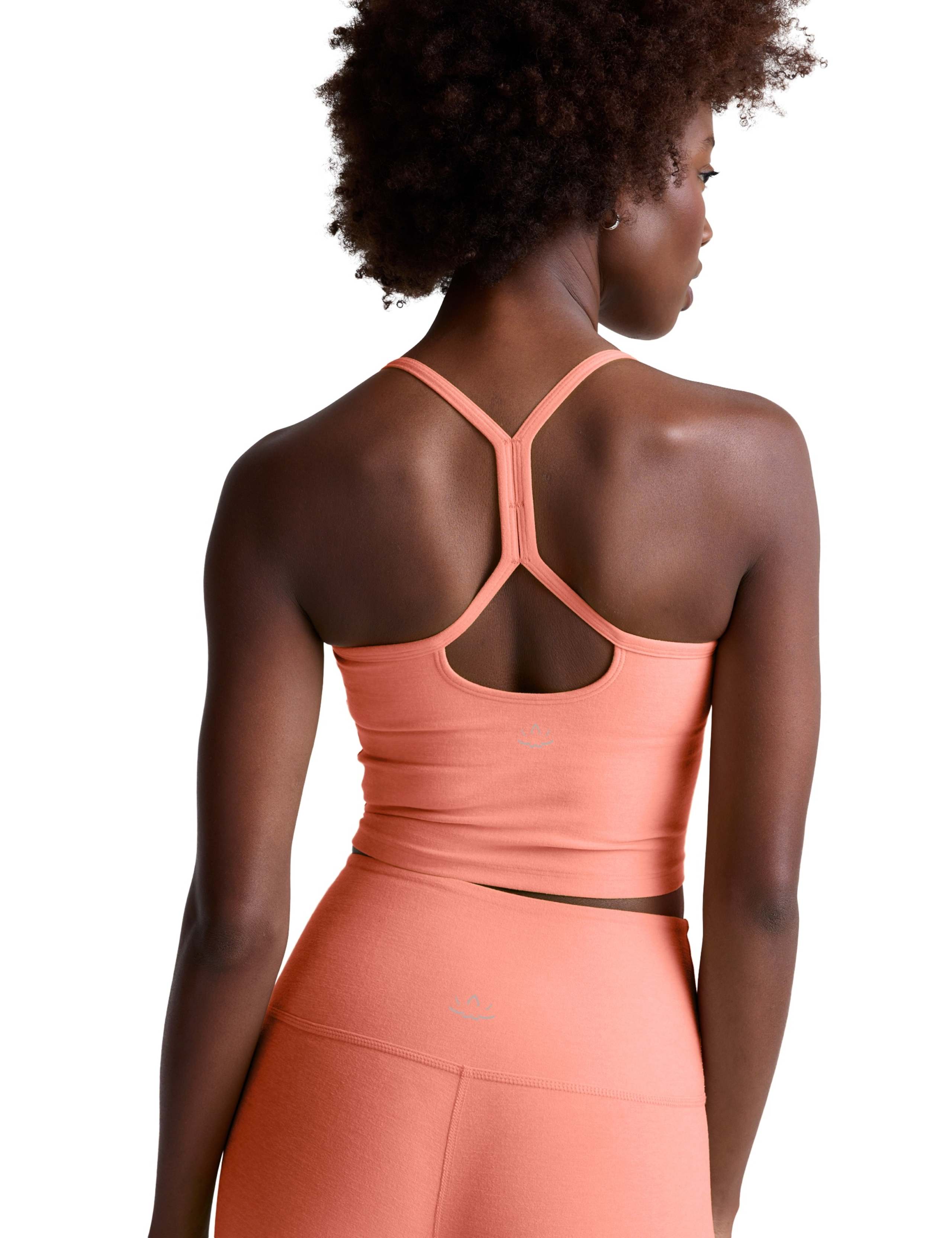 UPF 50+ Skinny Racerback Crop Top 2 of 3