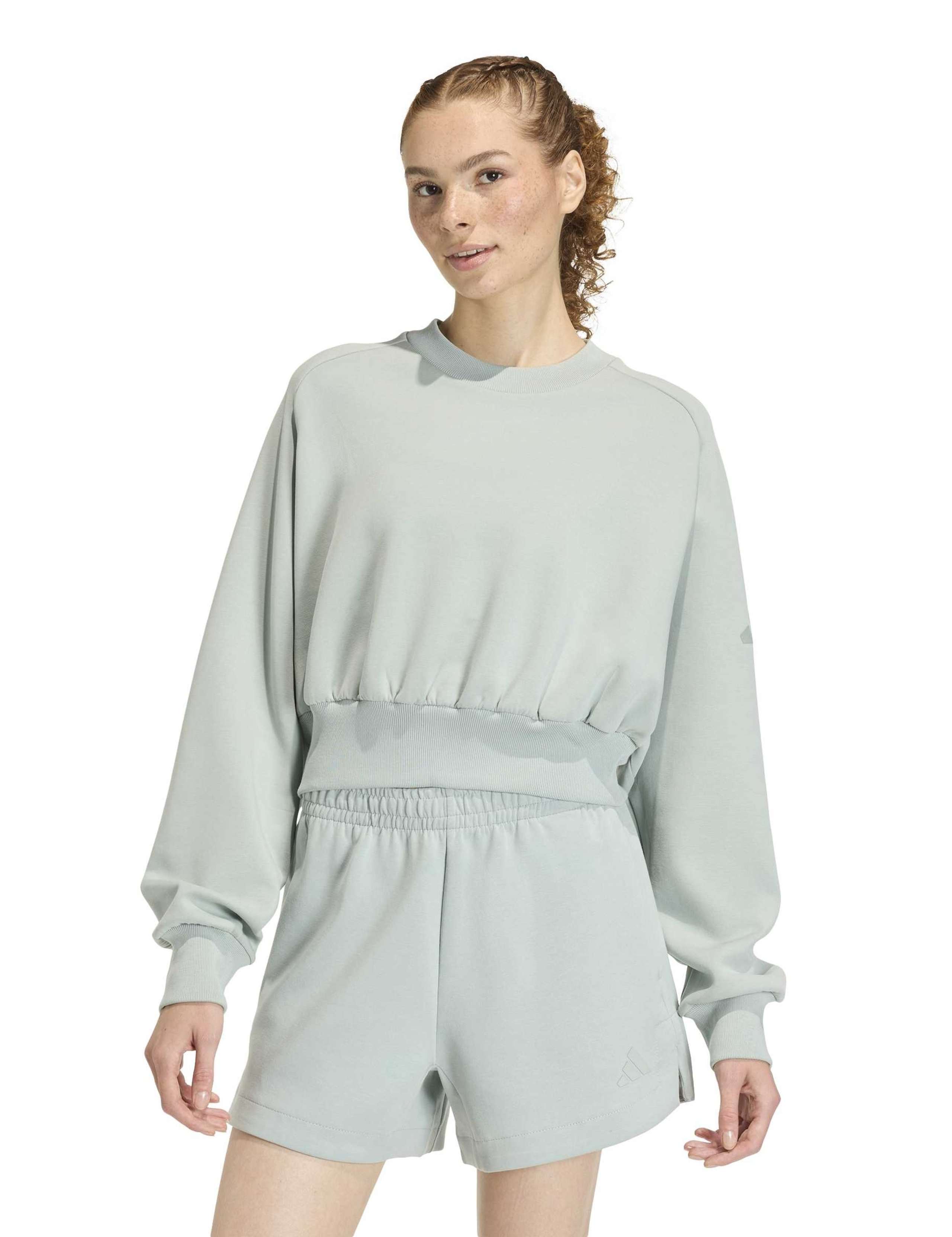Soft Lux Long Sleeve Crew Sweatshirt 1 of 6
