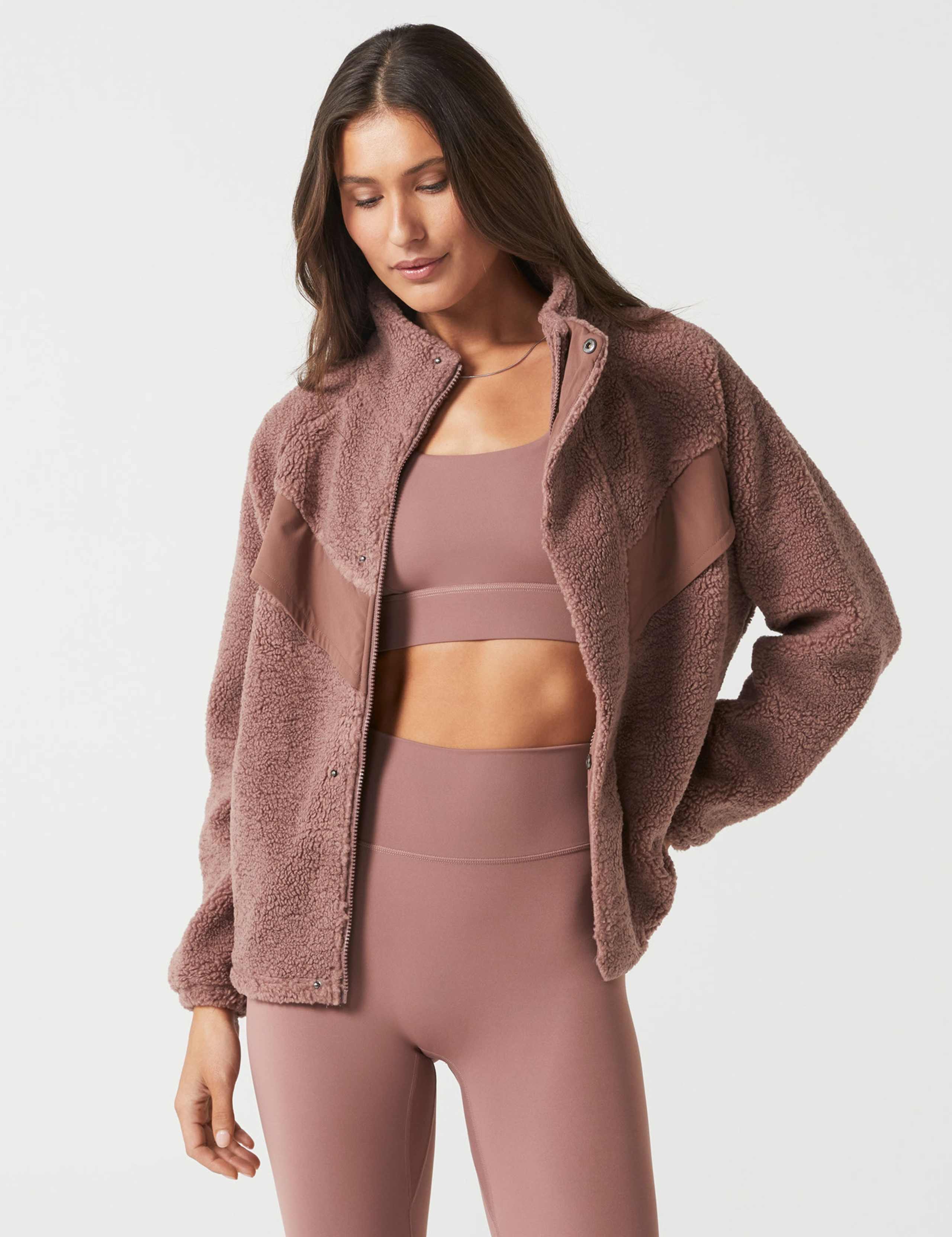 Lucia Sherpa Zip Fleece Jacket 1 of 7