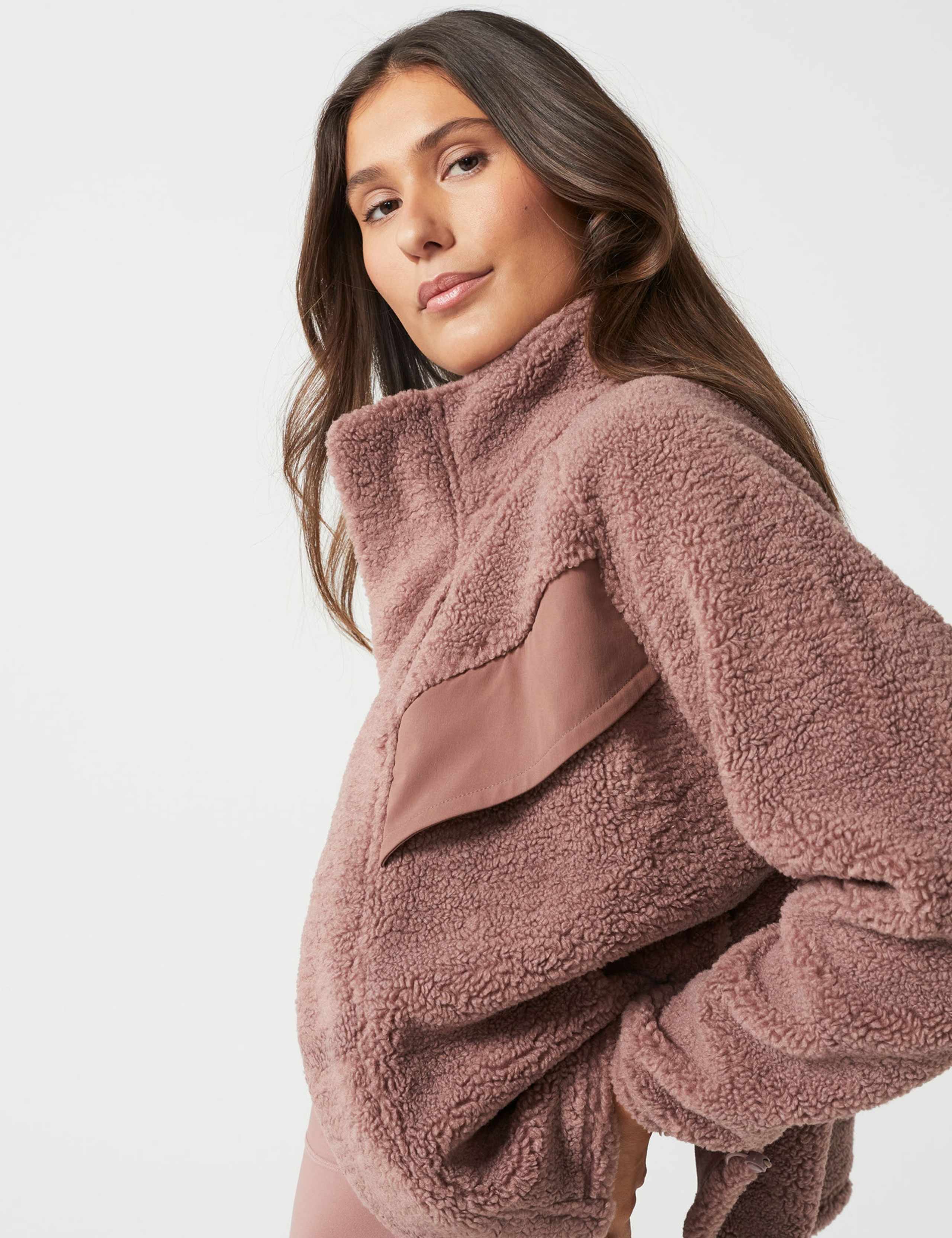 Lucia Sherpa Zip Fleece Jacket 3 of 7