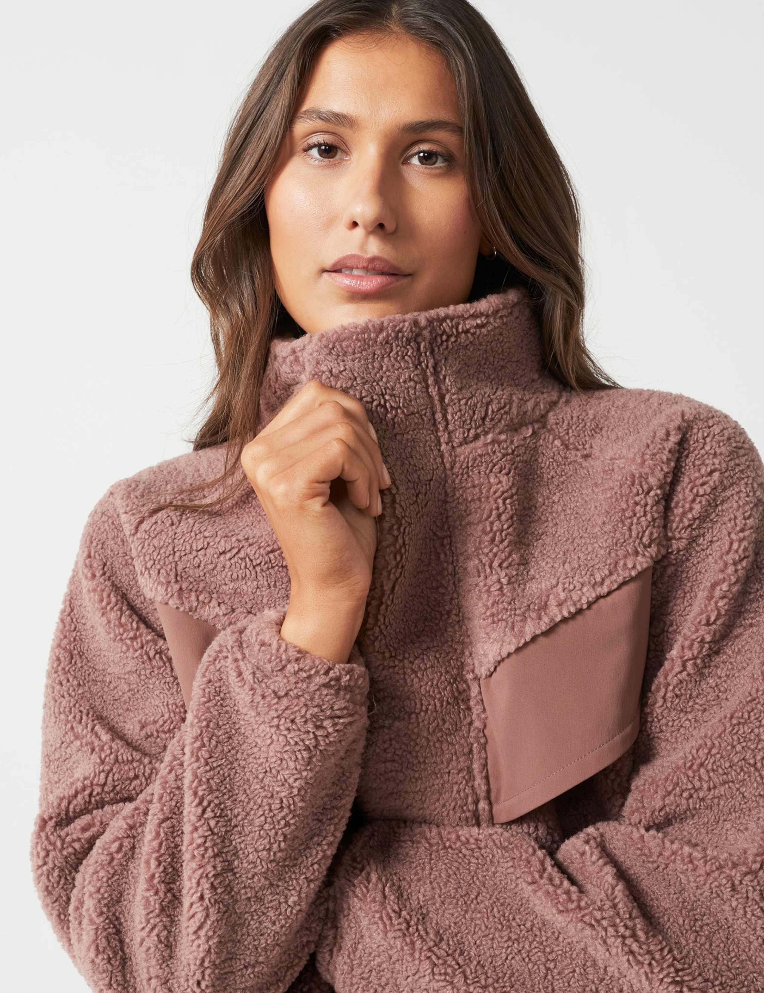 Lucia Sherpa Zip Fleece Jacket 5 of 7