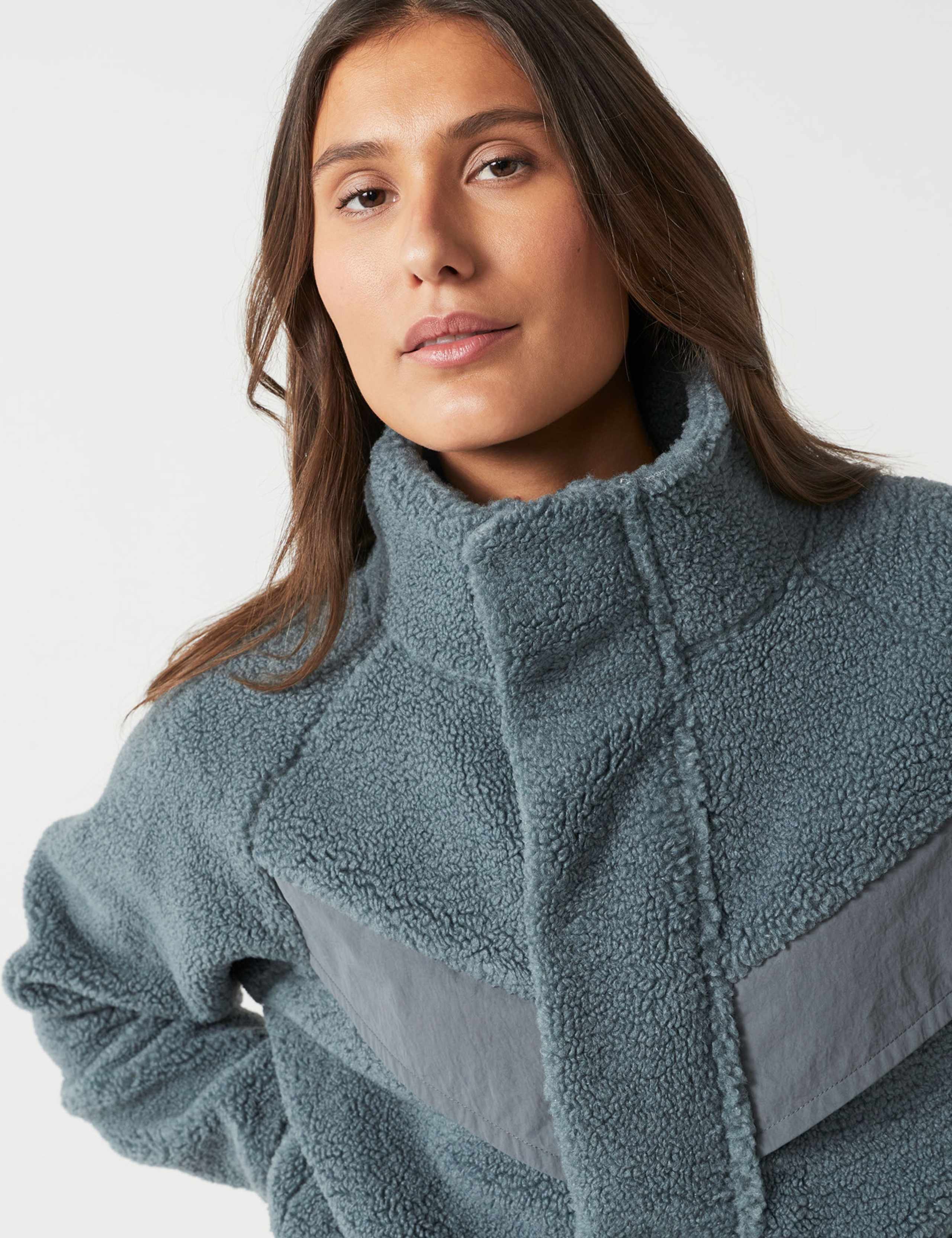 Lucia Sherpa Zip Fleece Jacket 3 of 5