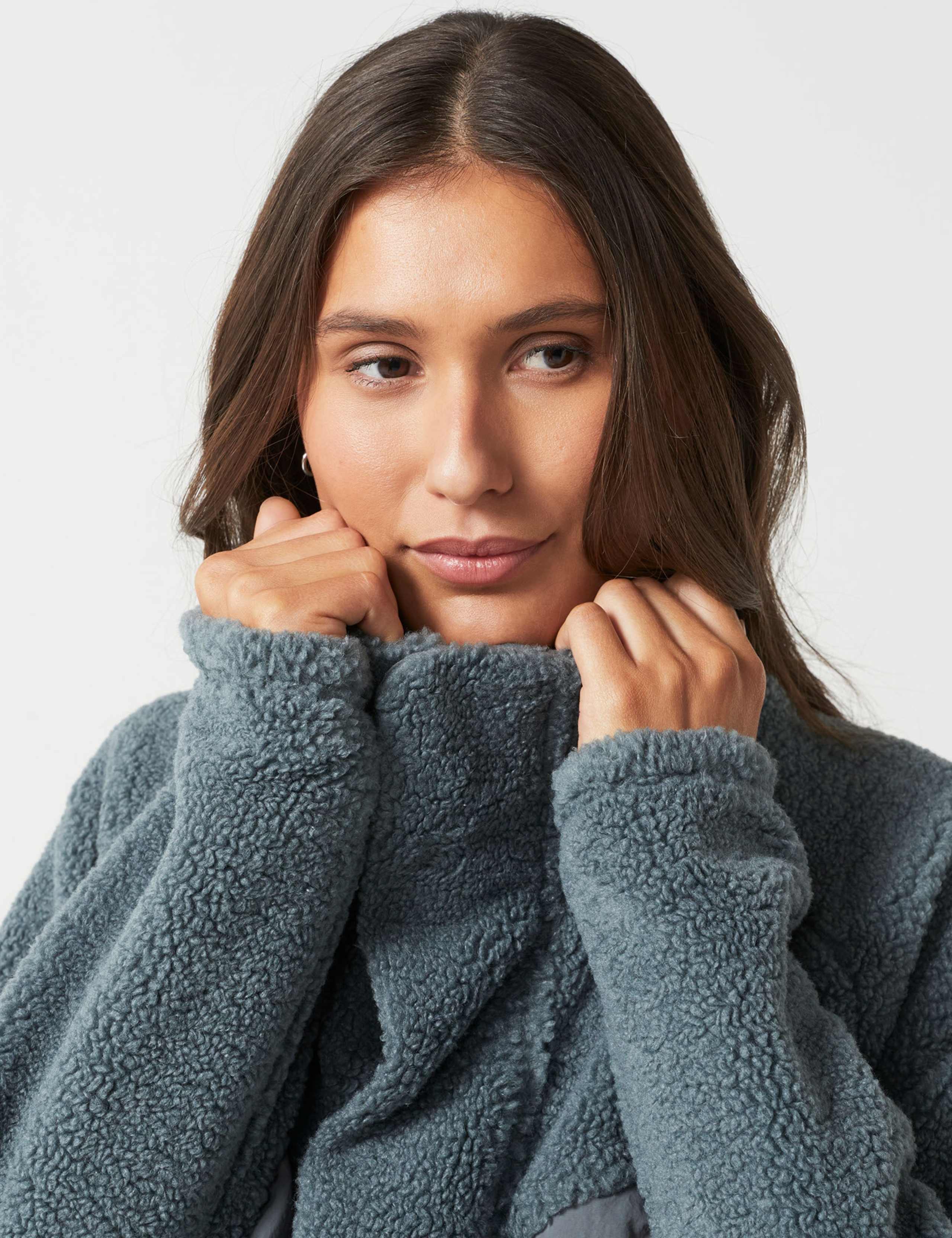 Lucia Sherpa Zip Fleece Jacket 4 of 5