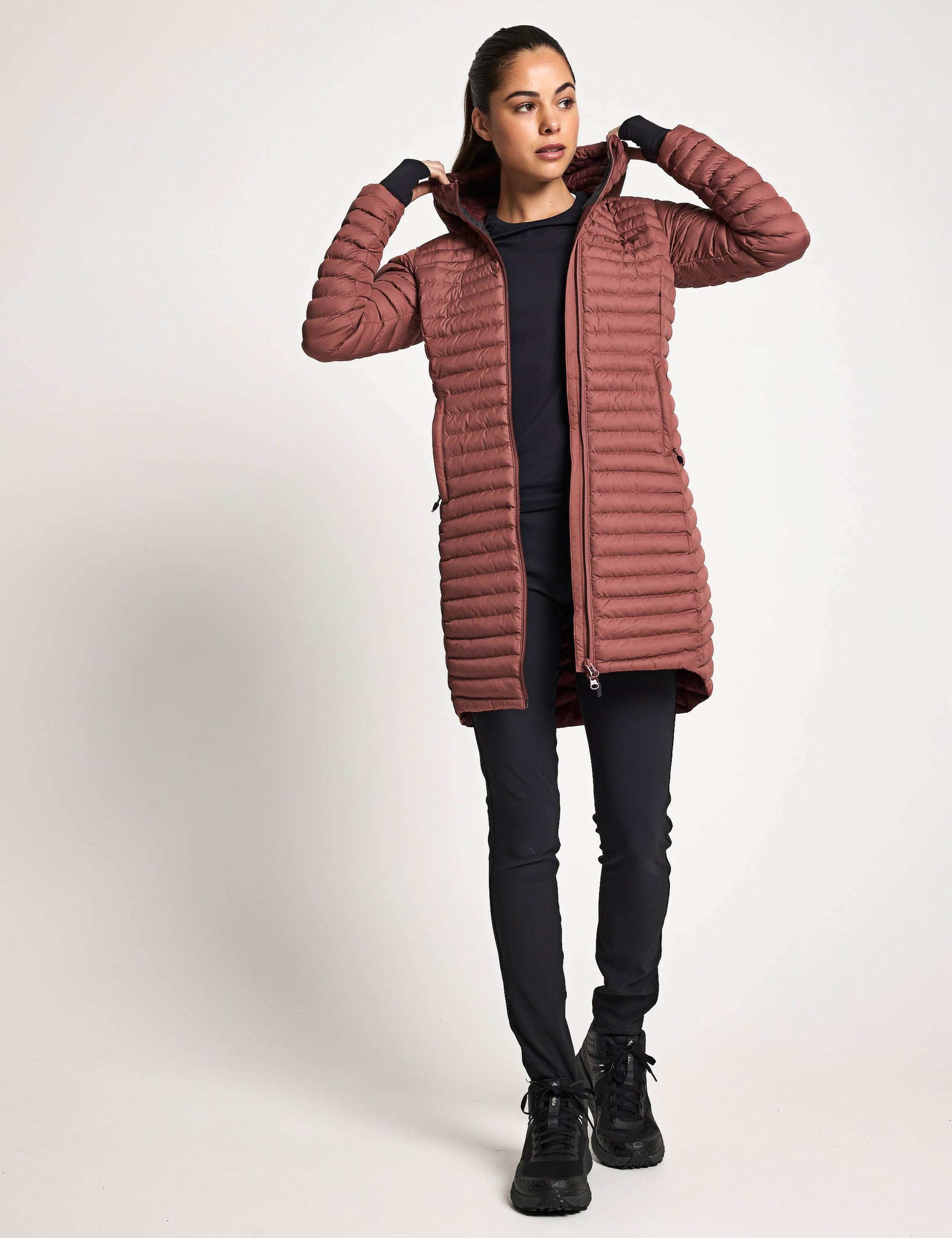Nula Micro Hooded Longline Puffer Jacket 2 of 5