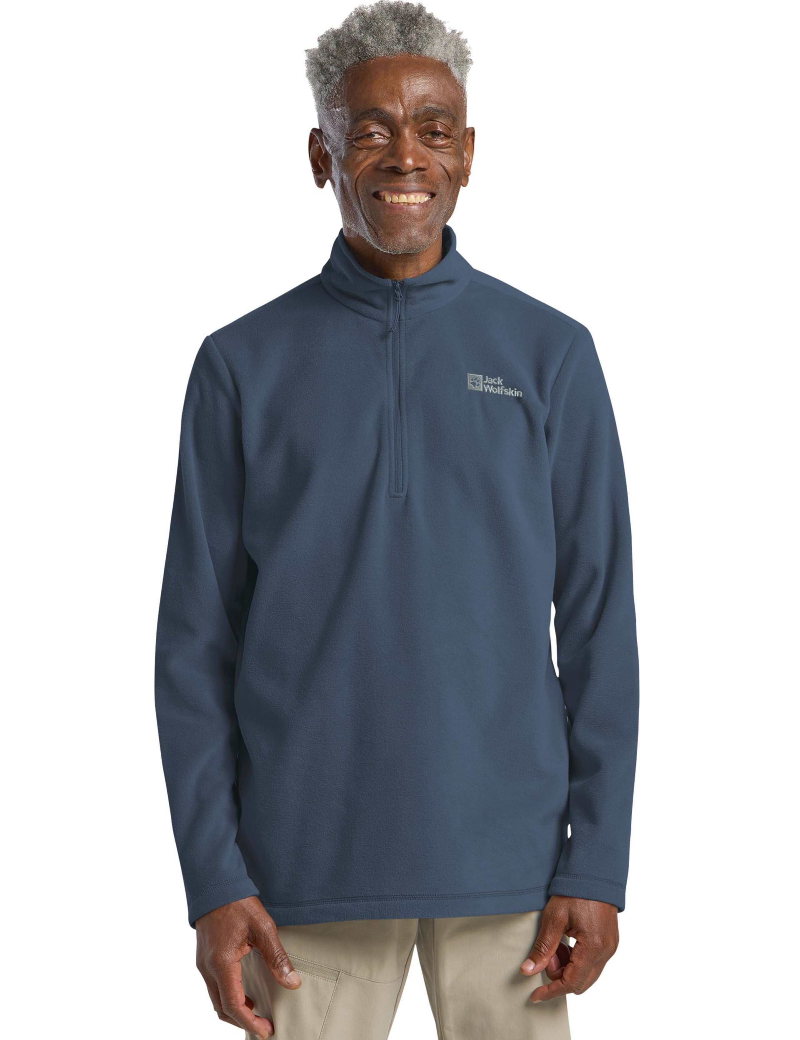 Taunus Half Zip Funnel Neck Fleece Sweatshirt 1 of 8