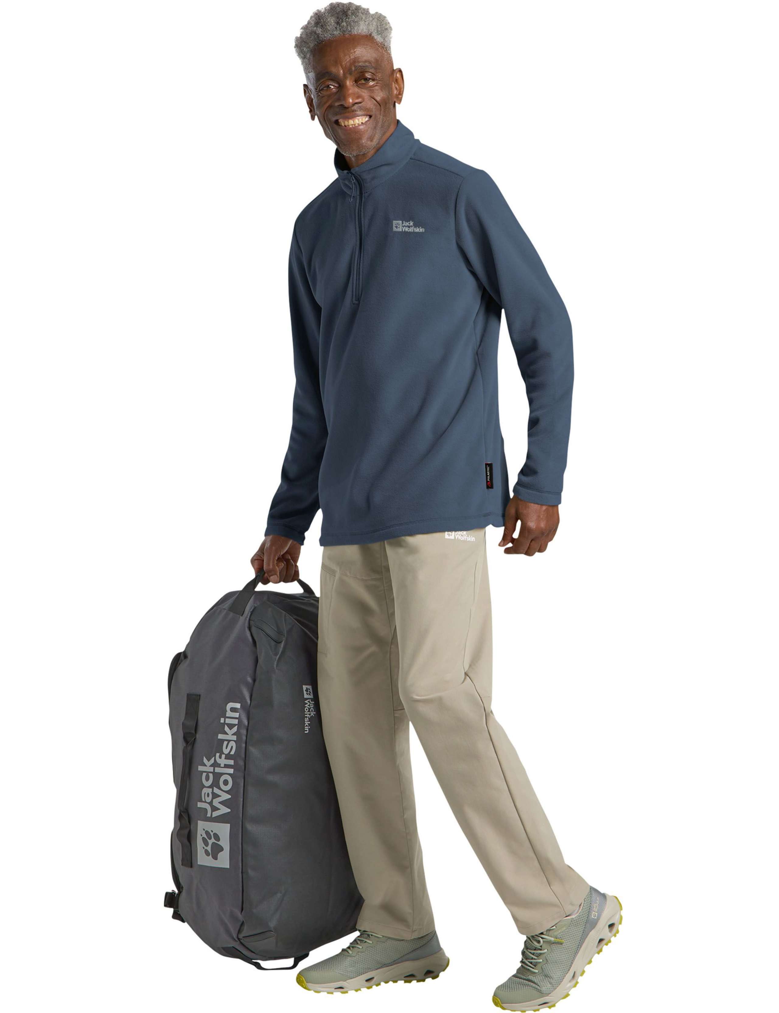 Taunus Half Zip Funnel Neck Fleece Sweatshirt 3 of 8