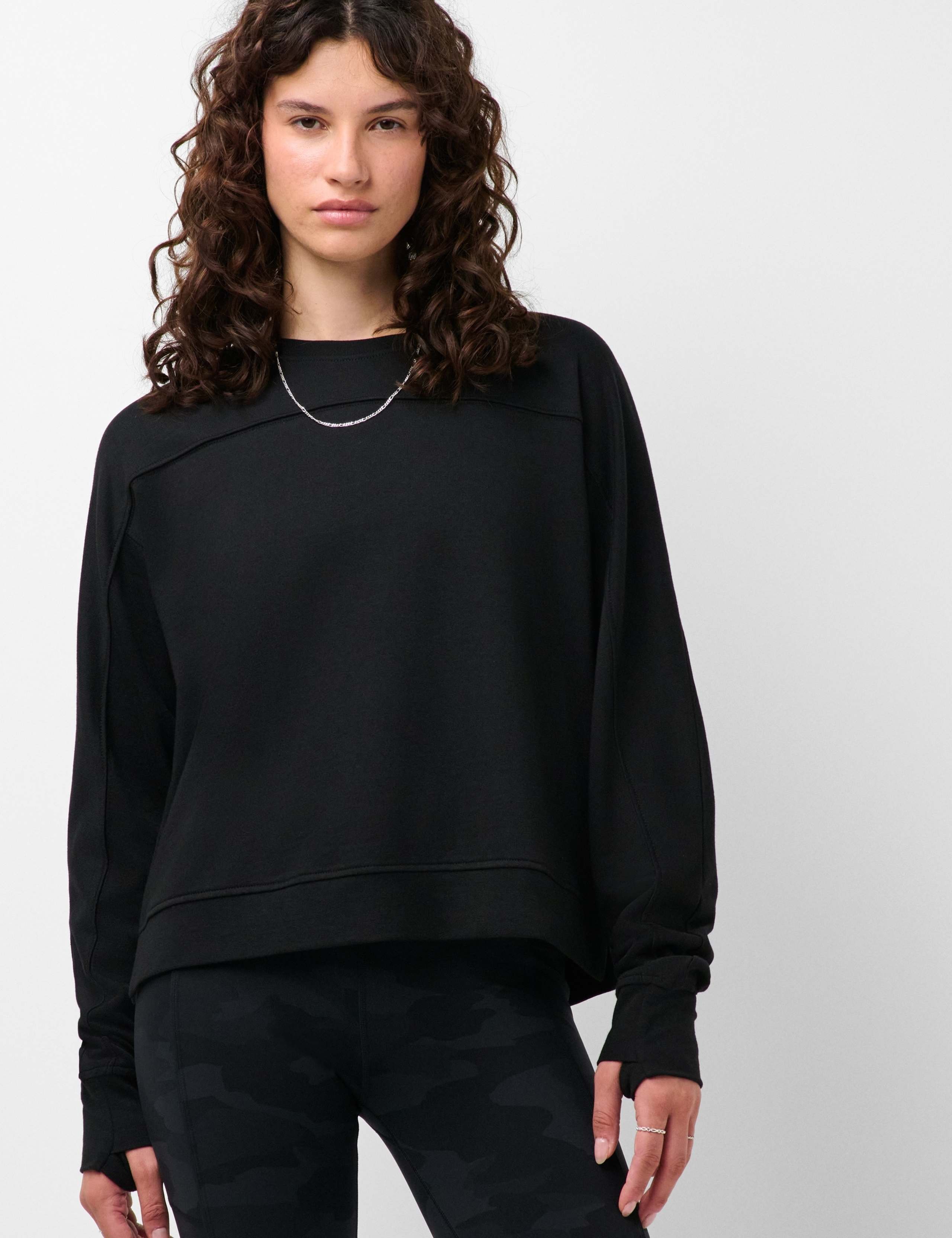 After Class Longline Round Neck Sweatshirt 1 of 5