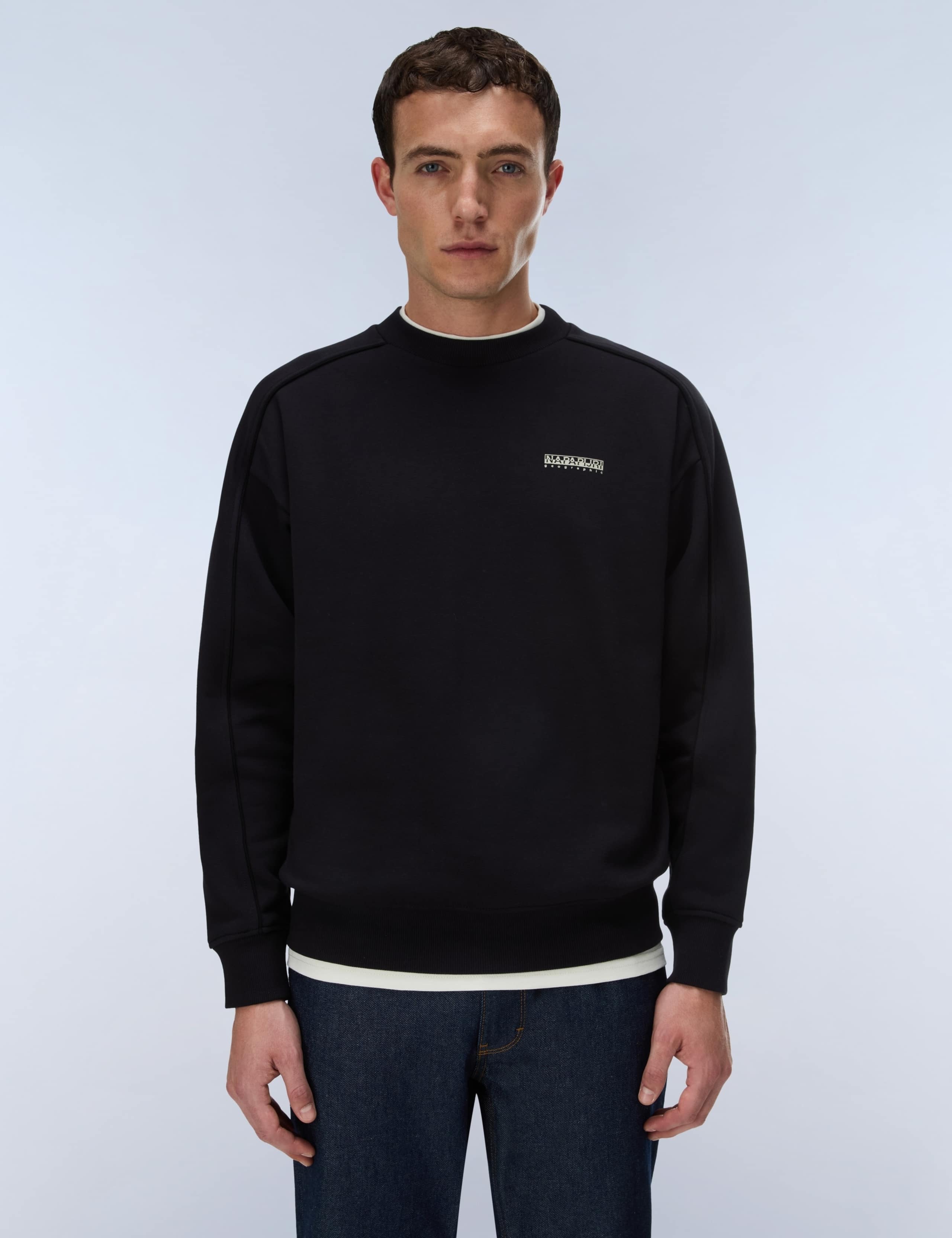 Teza Cotton Rich Back Graphic Sweatshirt 1 of 6
