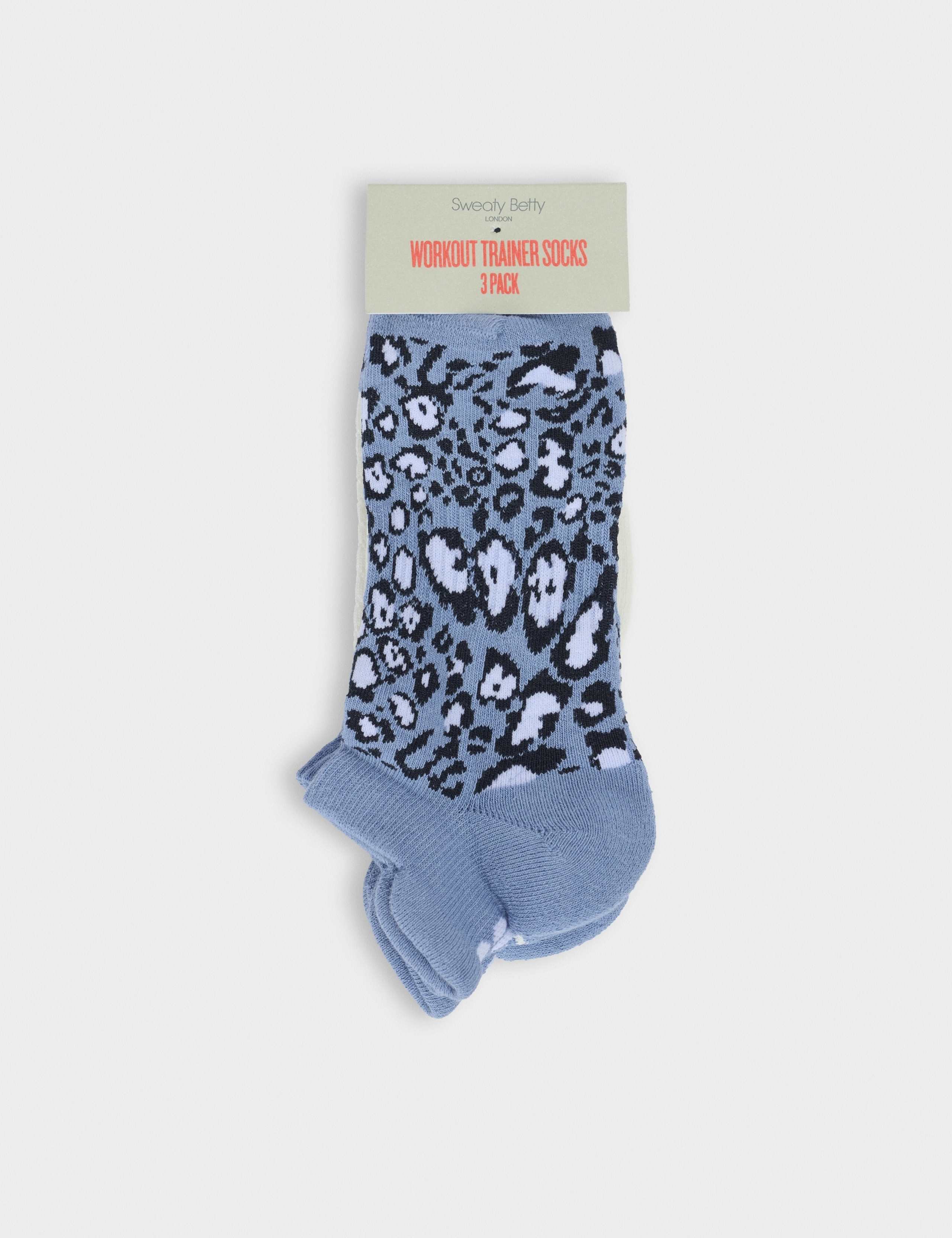 3 Pack Workout Cotton Rich Trainer Socks 2 of 4