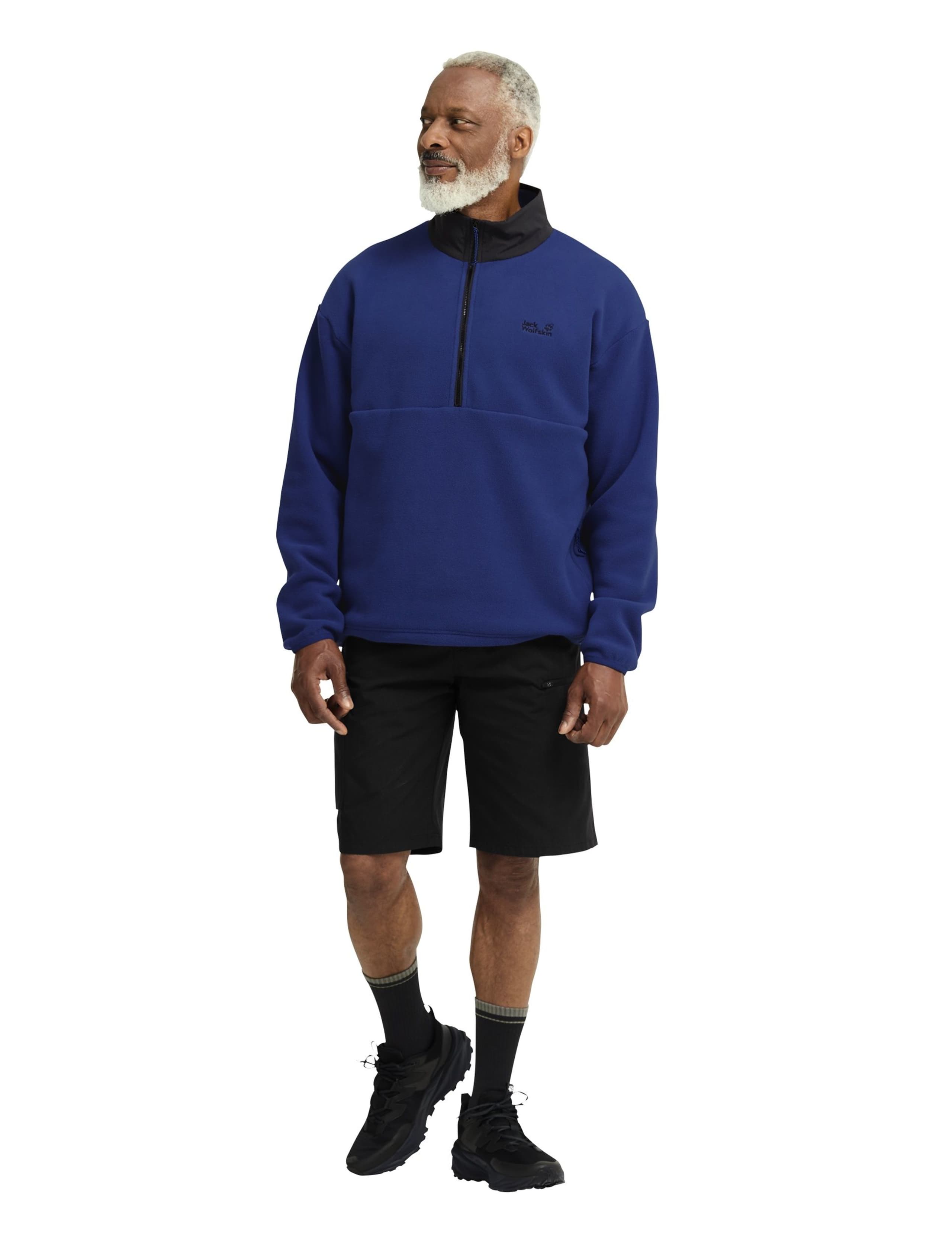 Sumetro Half Zip Funnel Neck Fleece Jacket 4 of 6