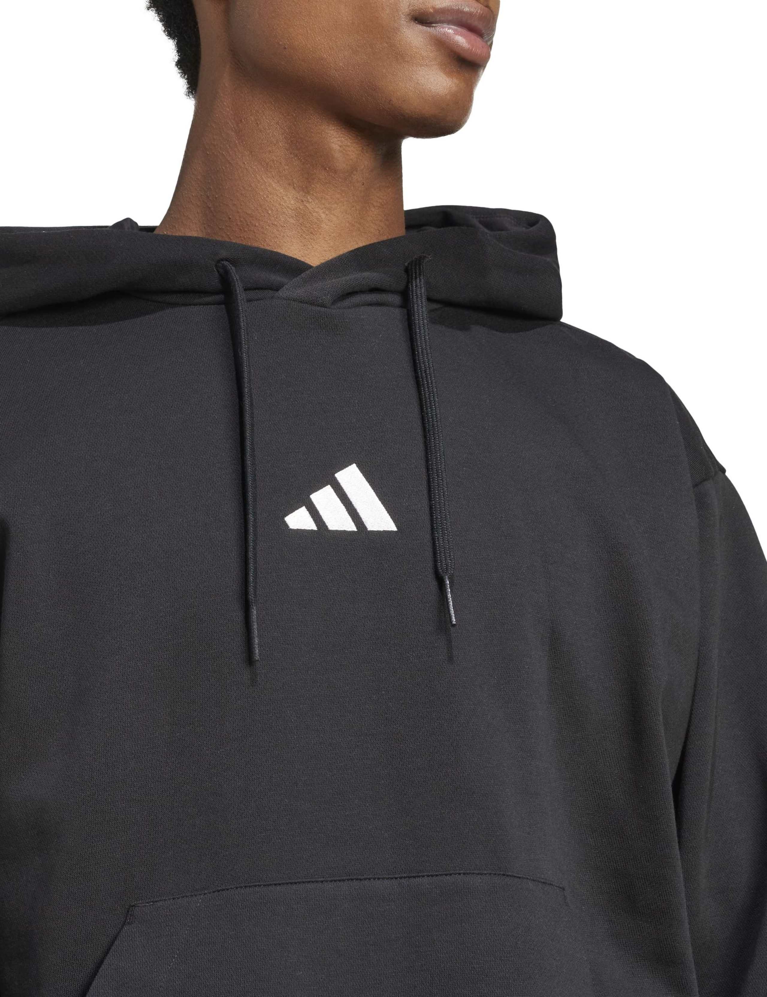 Essentials Feelcozy Cotton Rich Fleece Hoodie 6 of 7