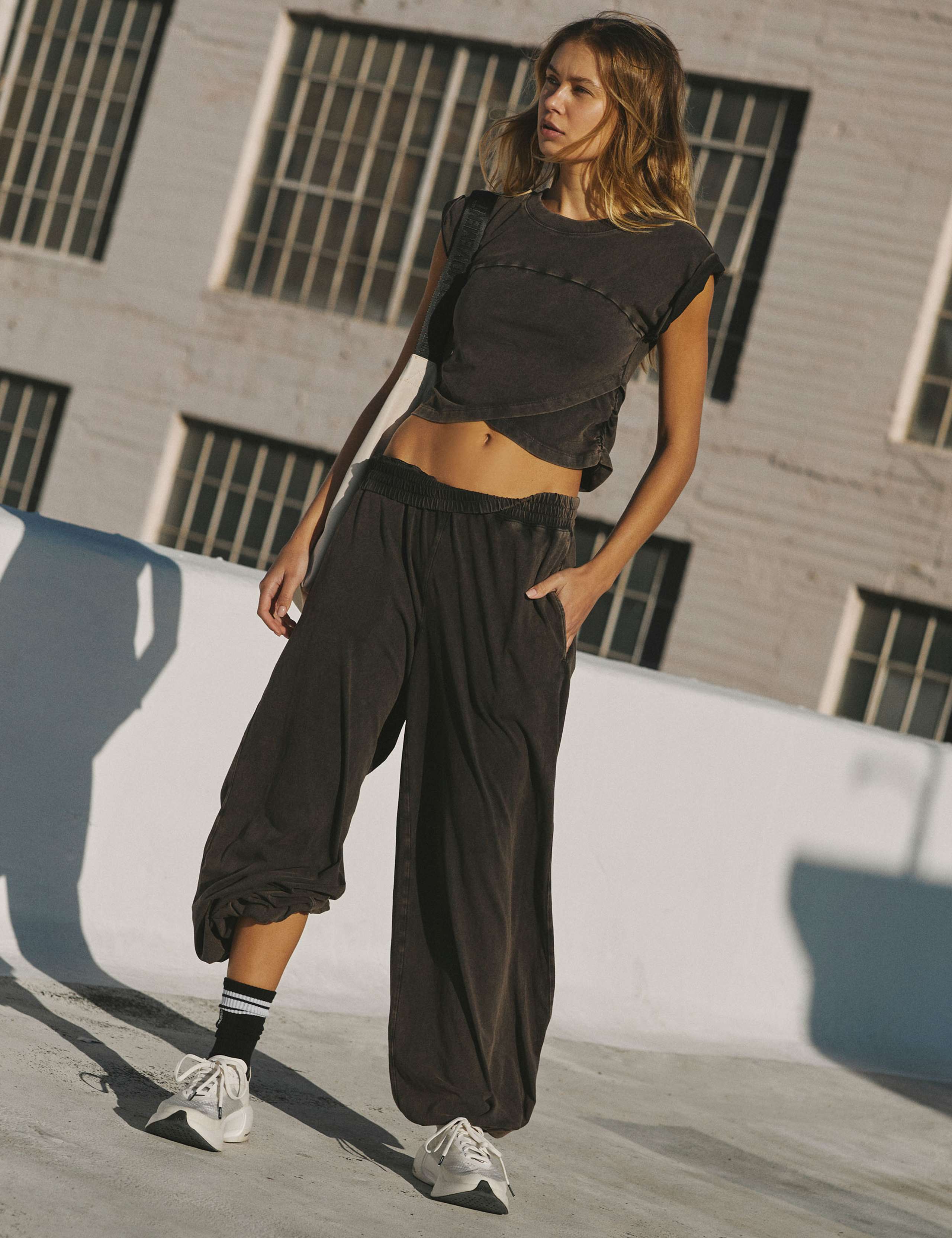 2pc Hot Shot Crossover Top & Joggers Set 5 of 6