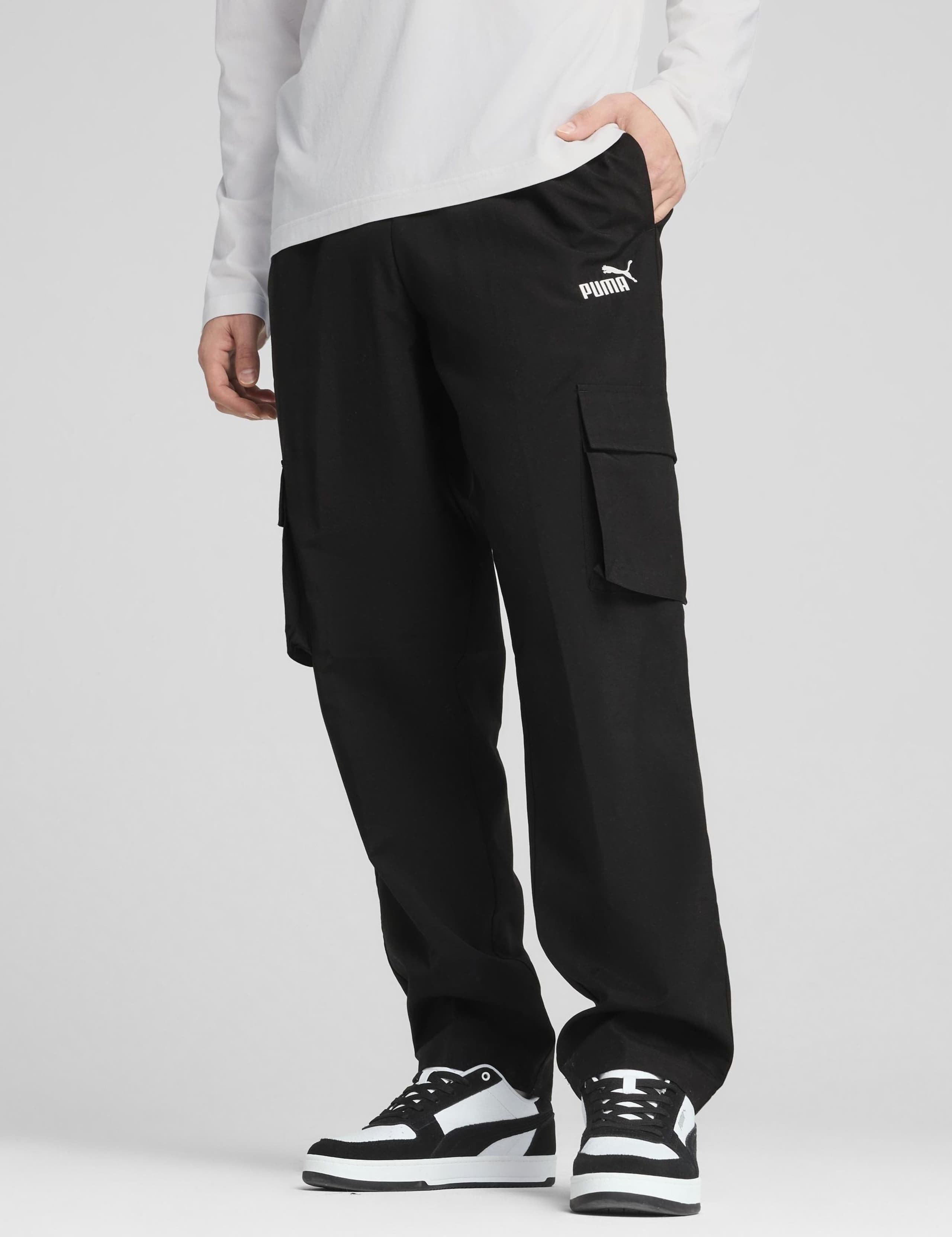 Essentials No.1 Logo Woven Cargo Joggers 1 of 5