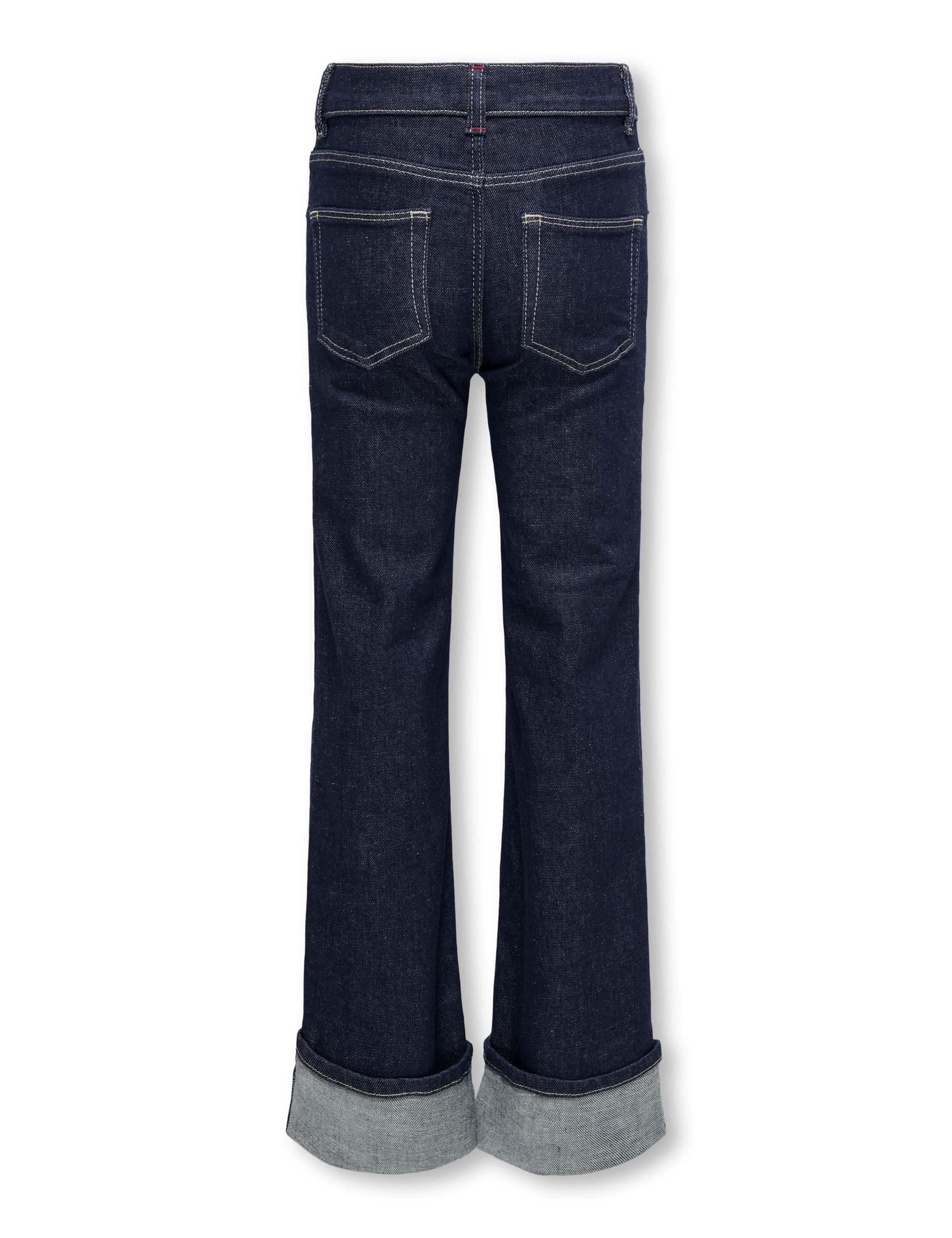 Wide Leg Fold-Up Jeans (8-14 Yrs) 4 of 4