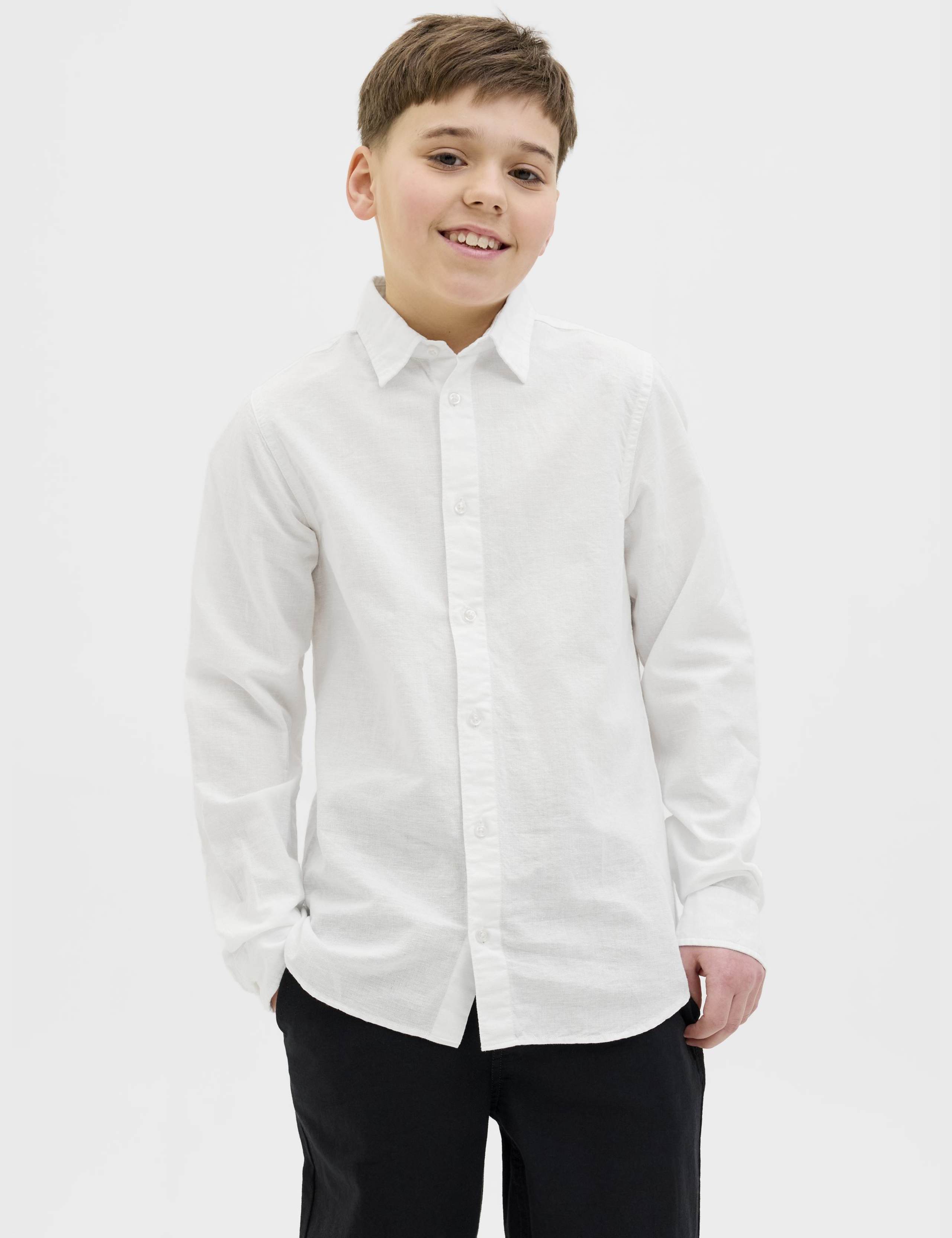 Cotton Rich Shirt (8-16 Yrs) 1 of 7