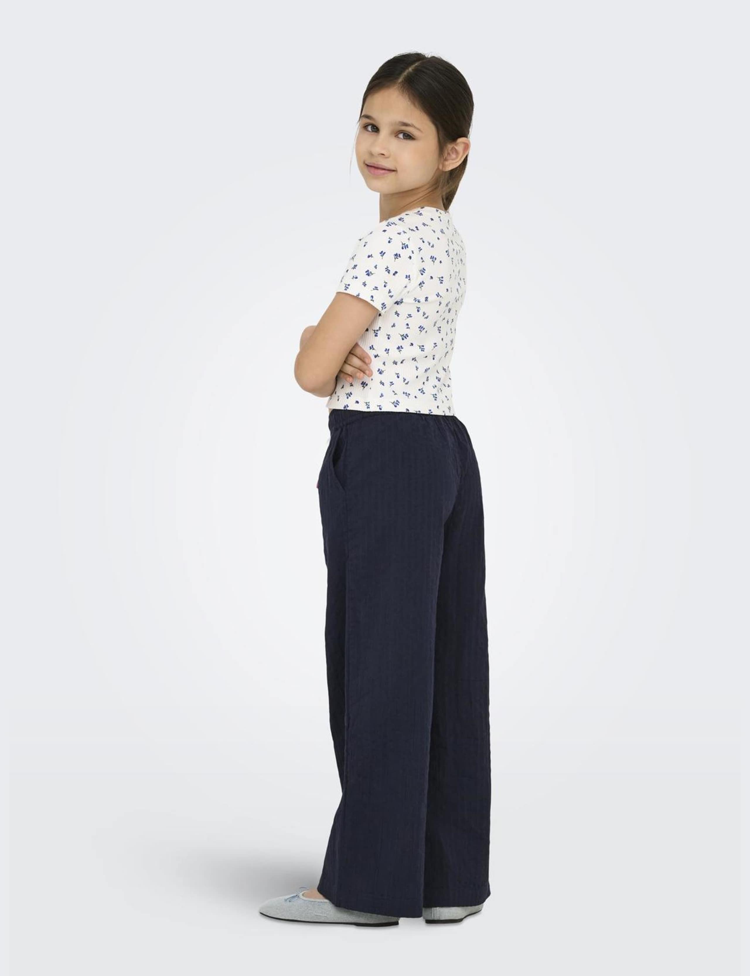 Pure Cotton Textured Trousers (8-14 Yrs) 3 of 4