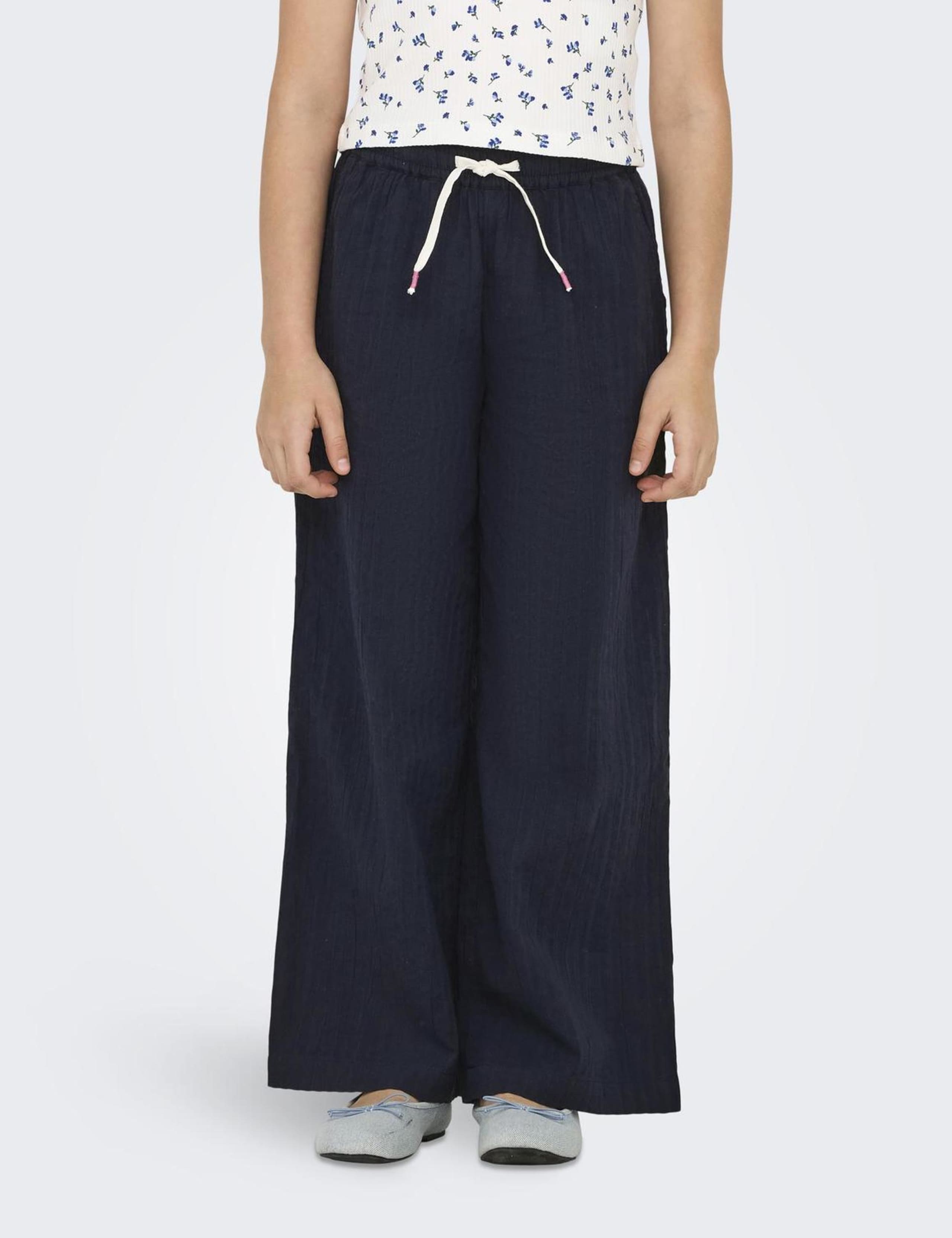 Pure Cotton Textured Trousers (8-14 Yrs) 4 of 4