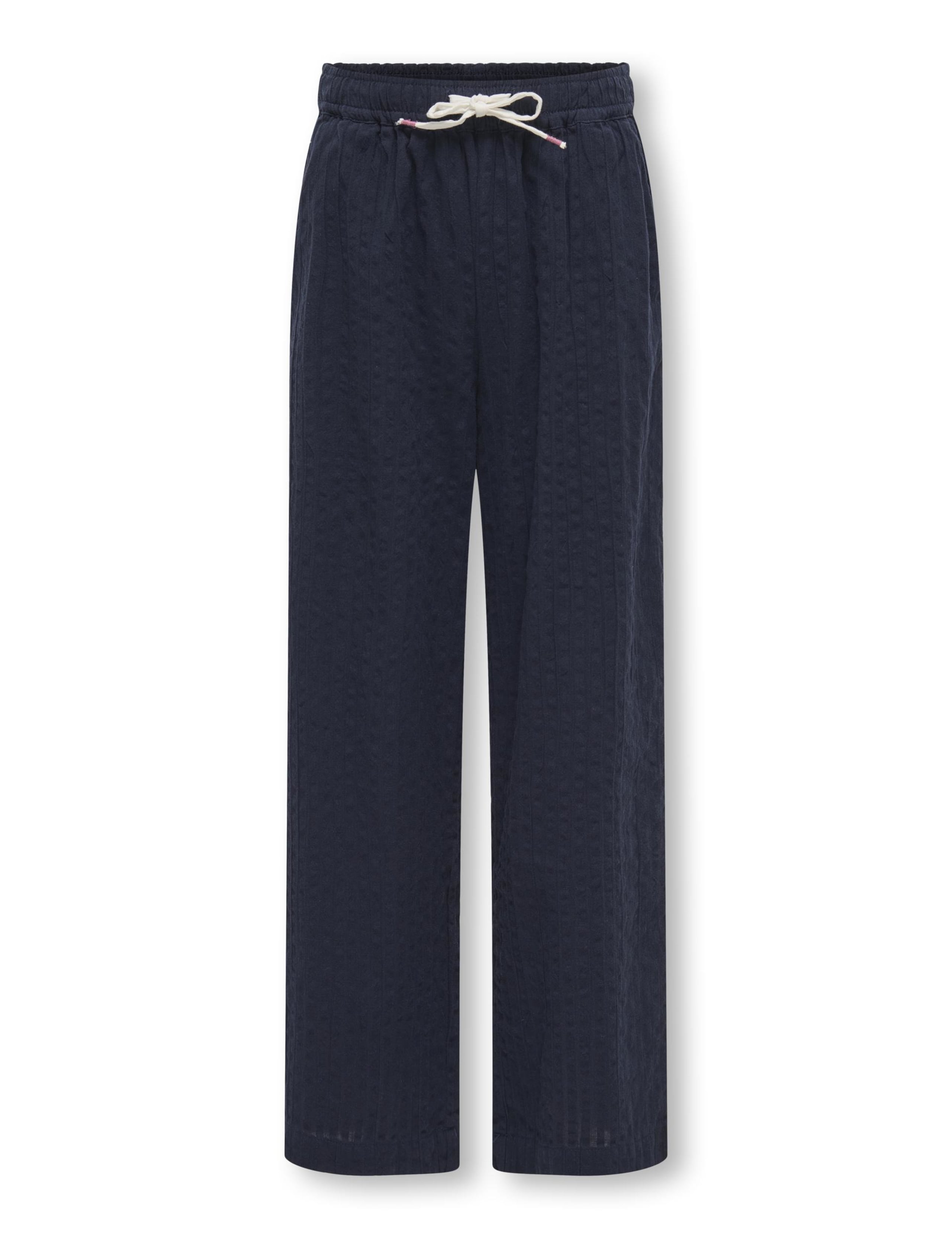 Pure Cotton Textured Trousers (8-14 Yrs) 2 of 4