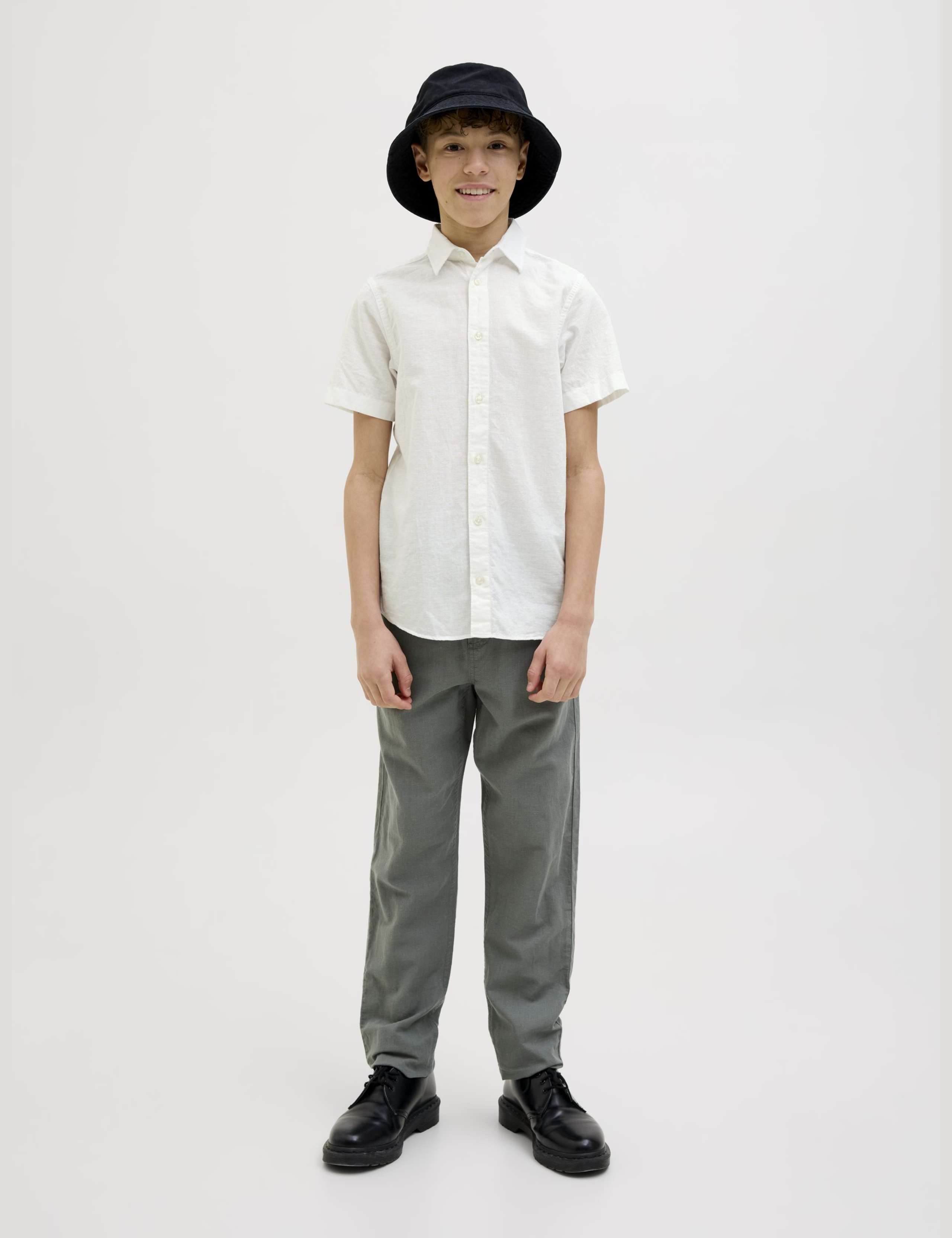 Cotton Rich Short Sleeve Shirt (8-16 Yrs) 3 of 7