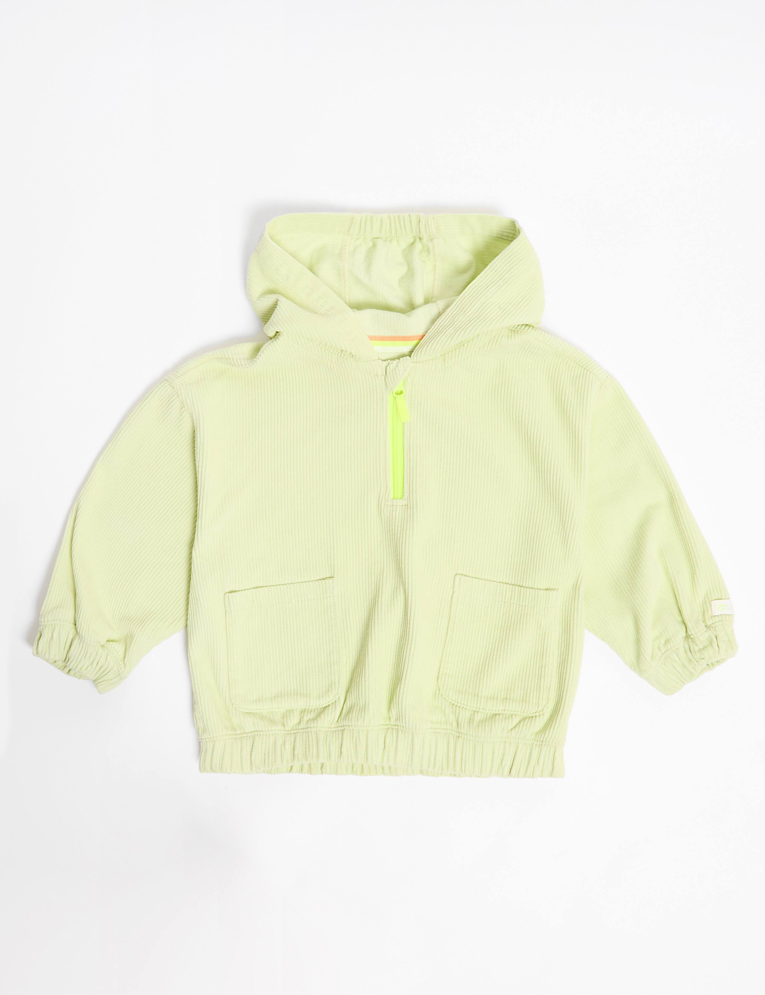 Cord Half Zip Hoodie (2-8 Yrs) 2 of 5
