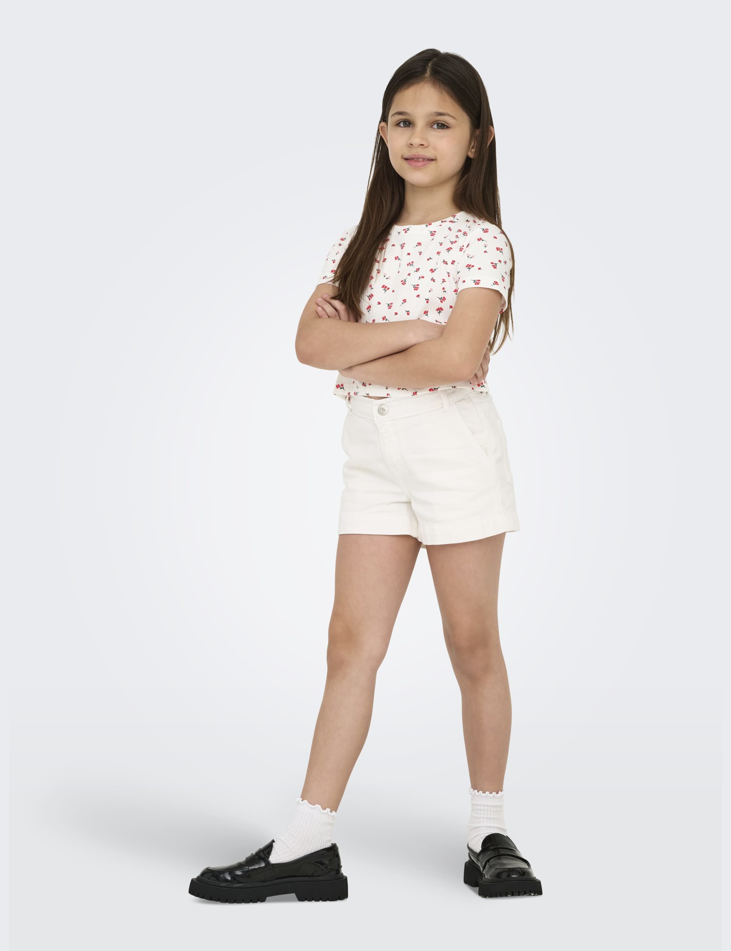 Cotton Rich Floral Cropped Top (7-14 Yrs) 3 of 4