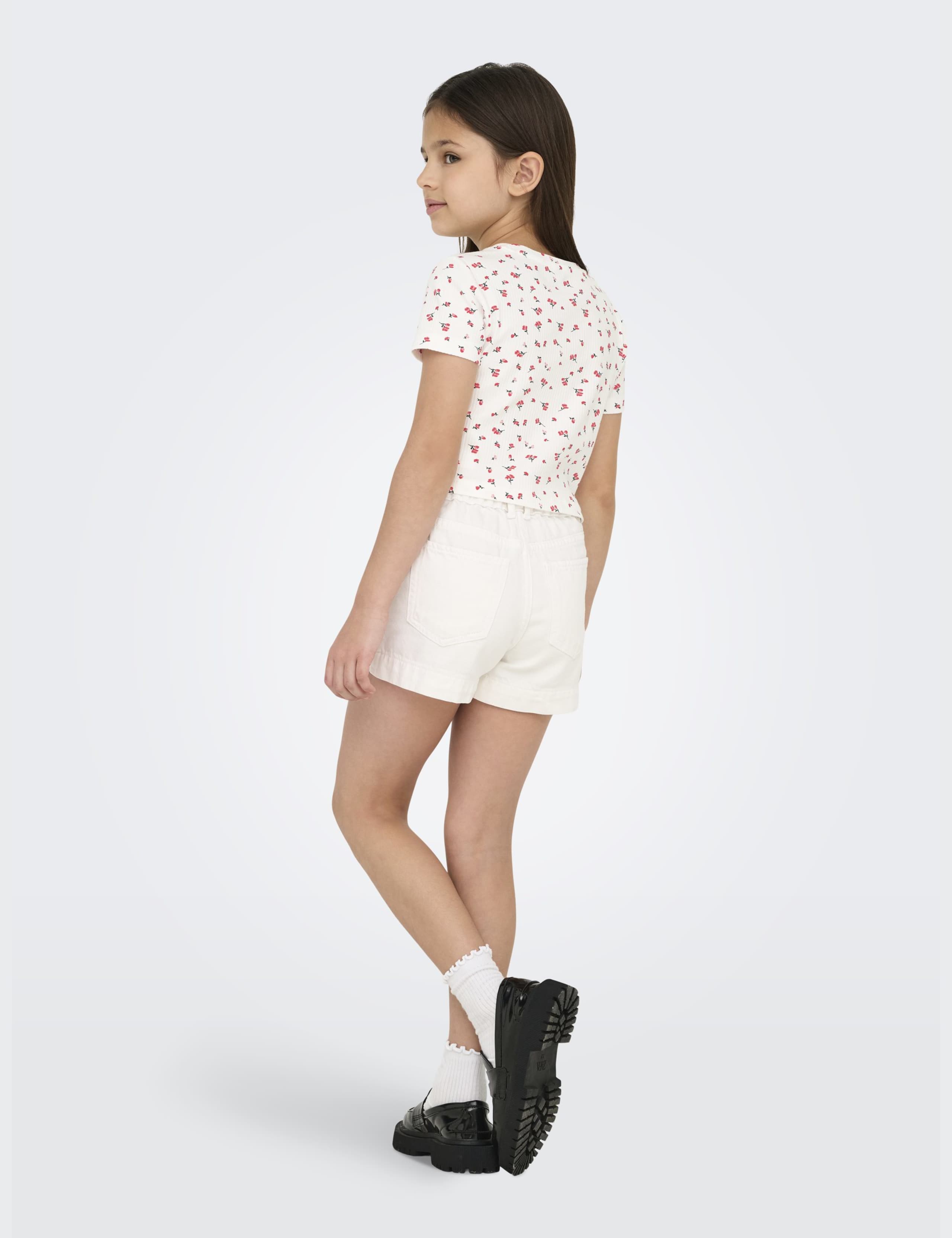Cotton Rich Floral Cropped Top (7-14 Yrs) 4 of 4