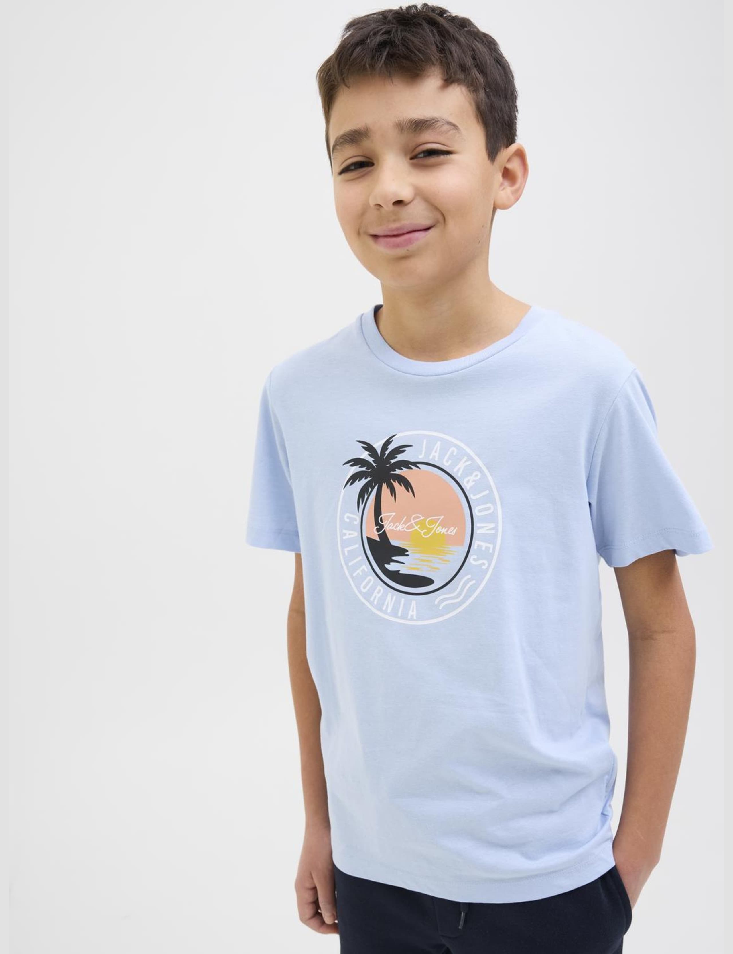 Pure Cotton Palm Graphic T-Shirt (8-16 Yrs) 5 of 7