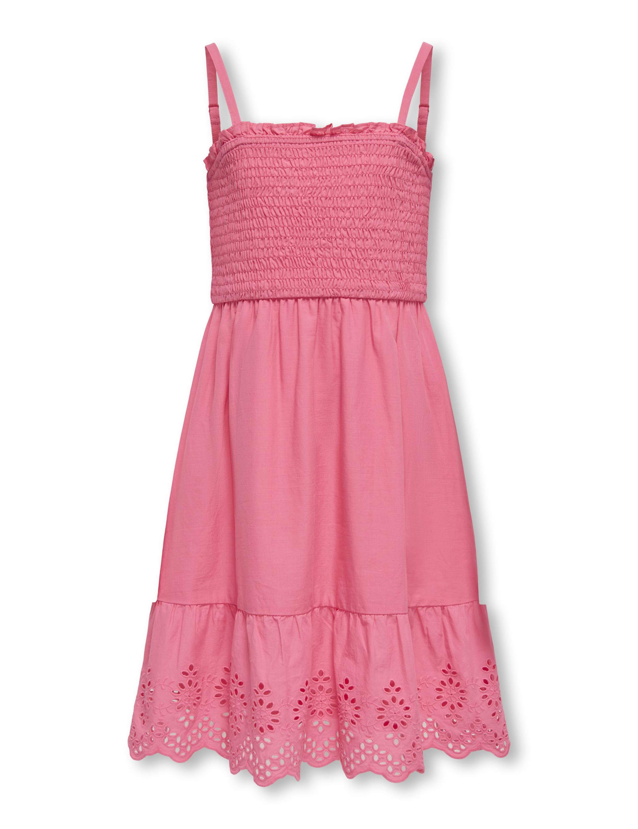 Pure Cotton Broderie Dress (8-14 Yrs) 2 of 6