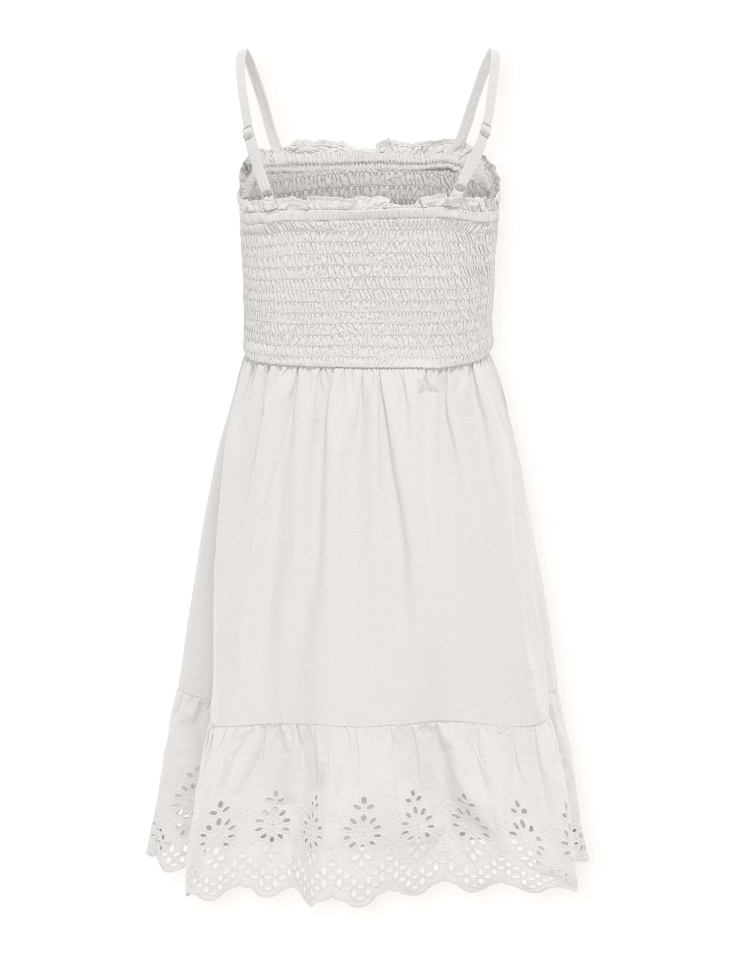 Pure Cotton Broderie Dress (8-14 Yrs) 2 of 2