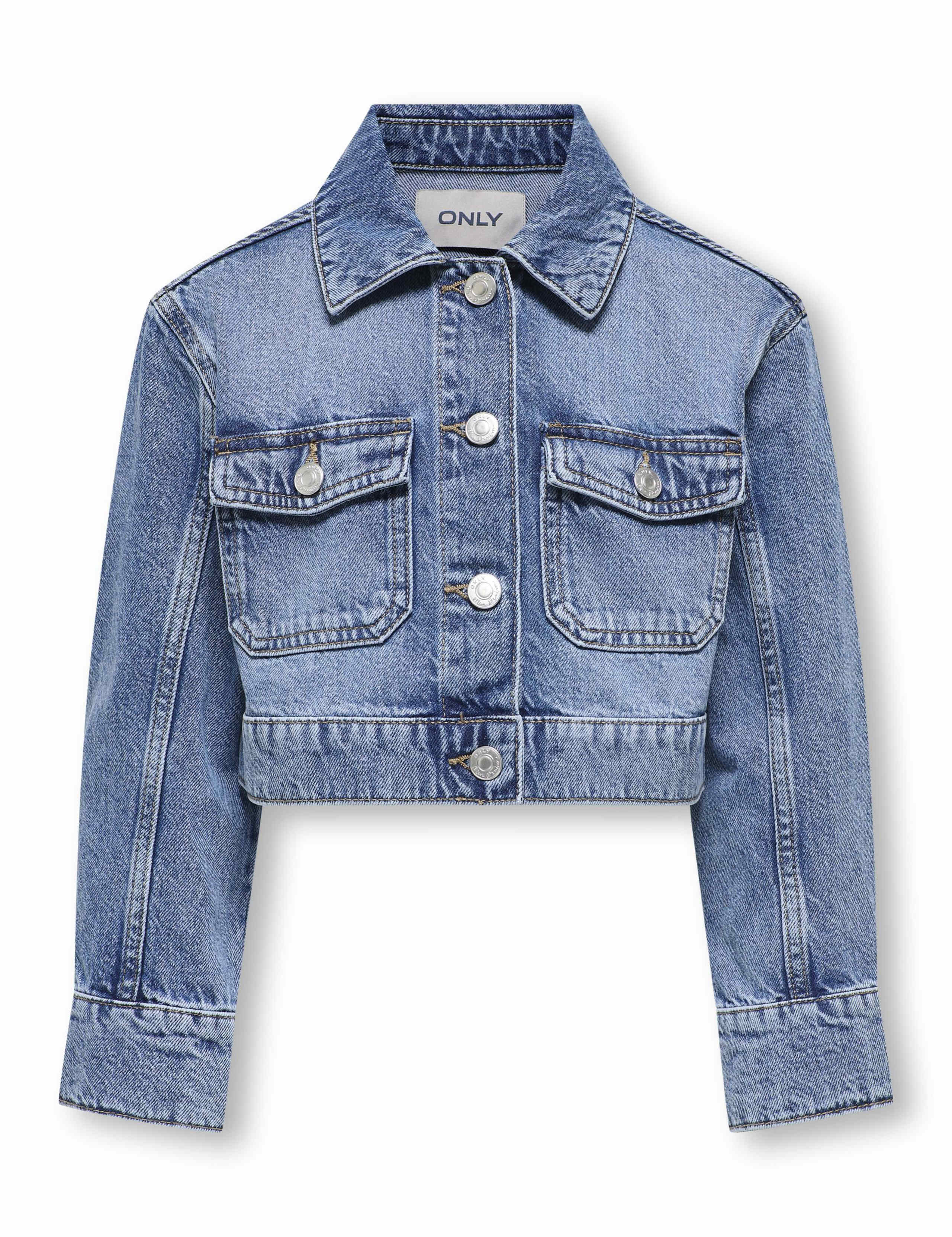 Denim Cropped Jacket (8-14 Yrs) 2 of 3