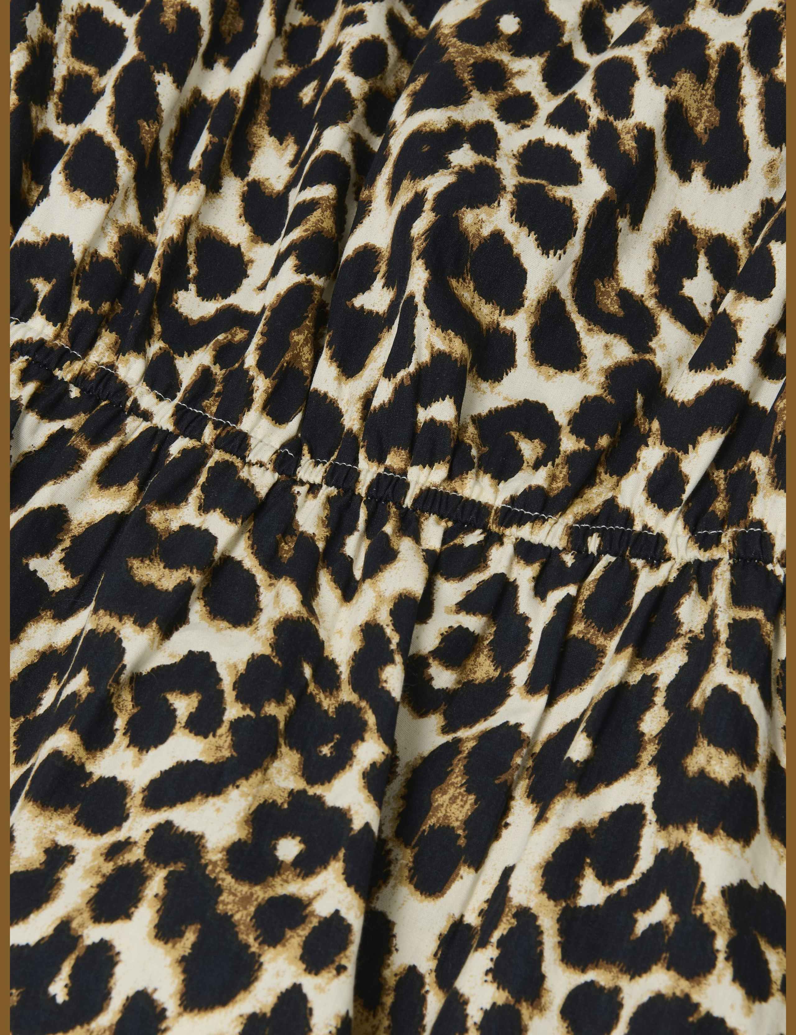 Pure Cotton Leopard Dress (8-14 Yrs) 3 of 3