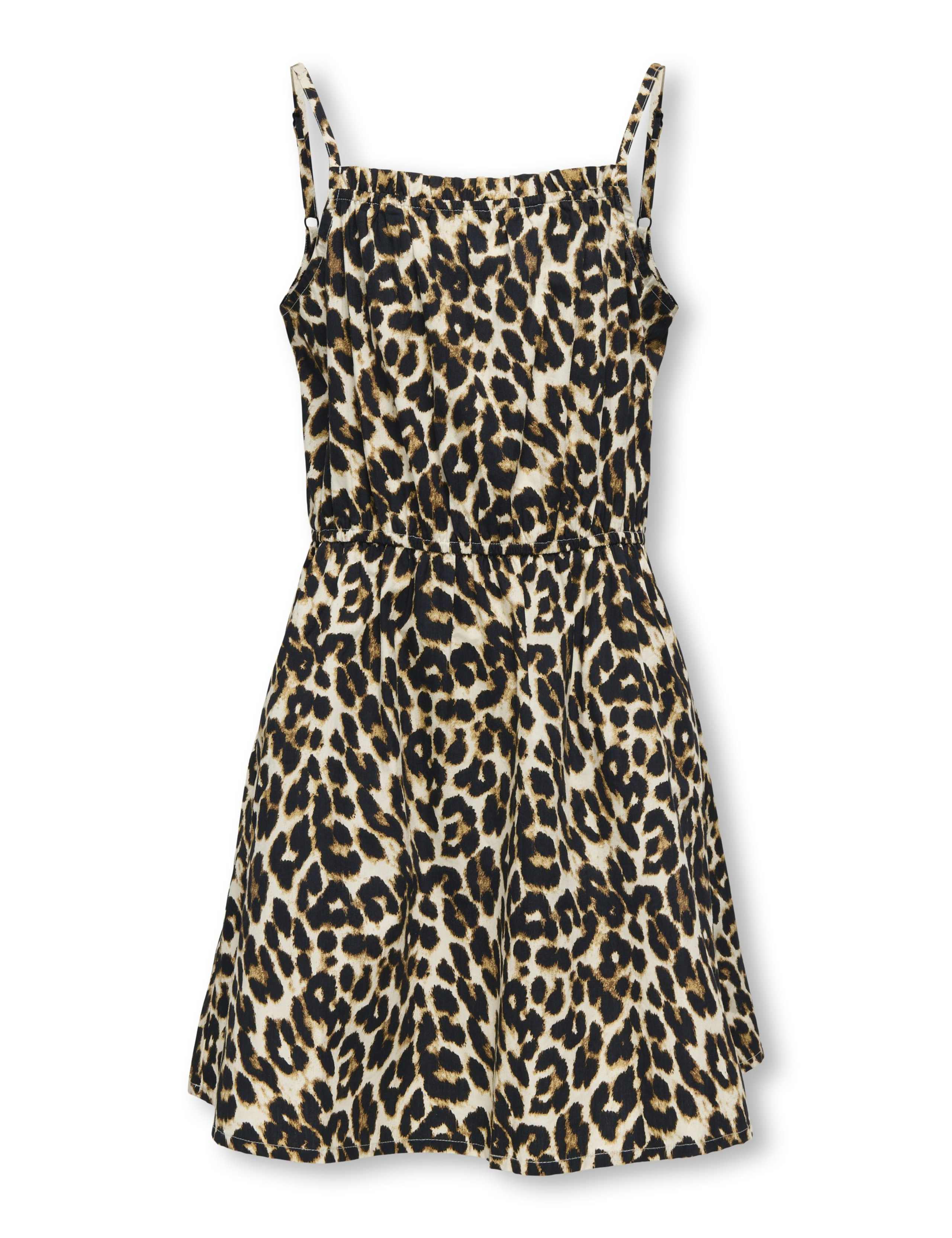 Pure Cotton Leopard Dress (8-14 Yrs) 2 of 3