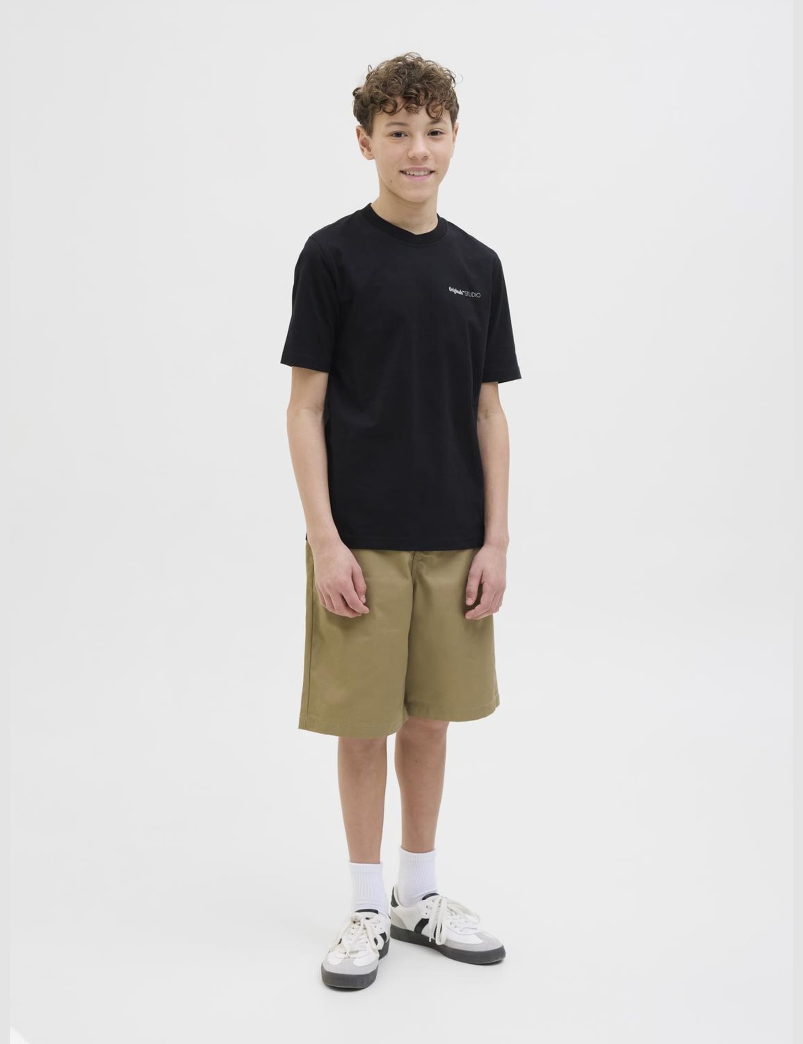 Cotton Blend Chino Shorts (8-16 Yrs) 3 of 7