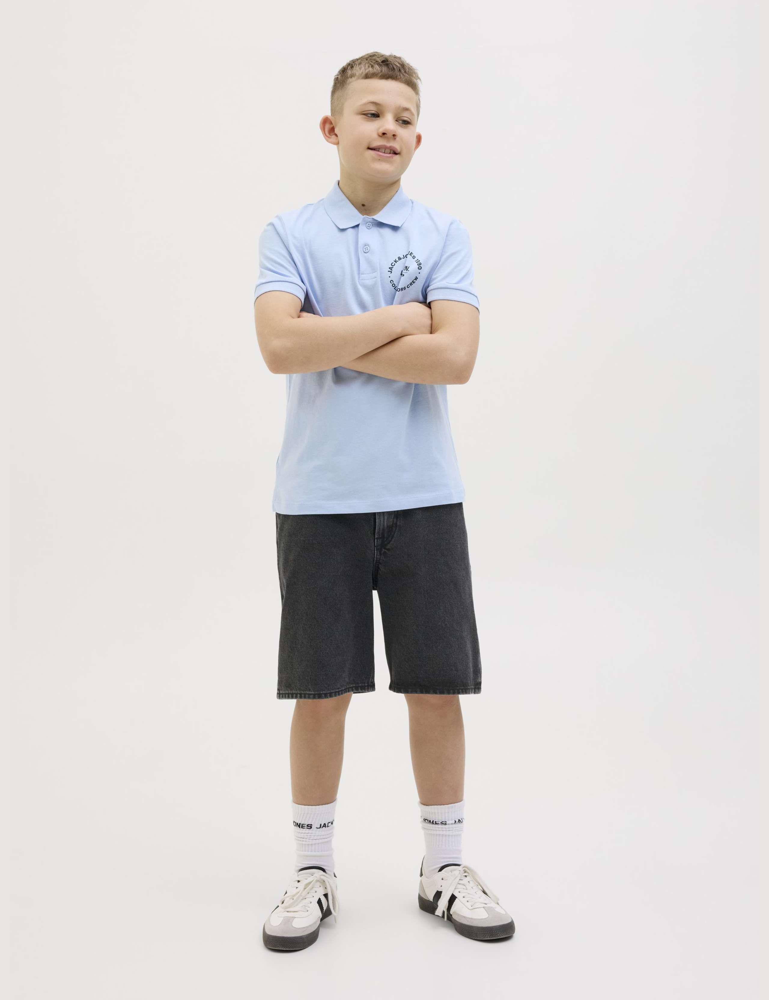 Denim Plain Shorts (8-12 Yrs) 3 of 7