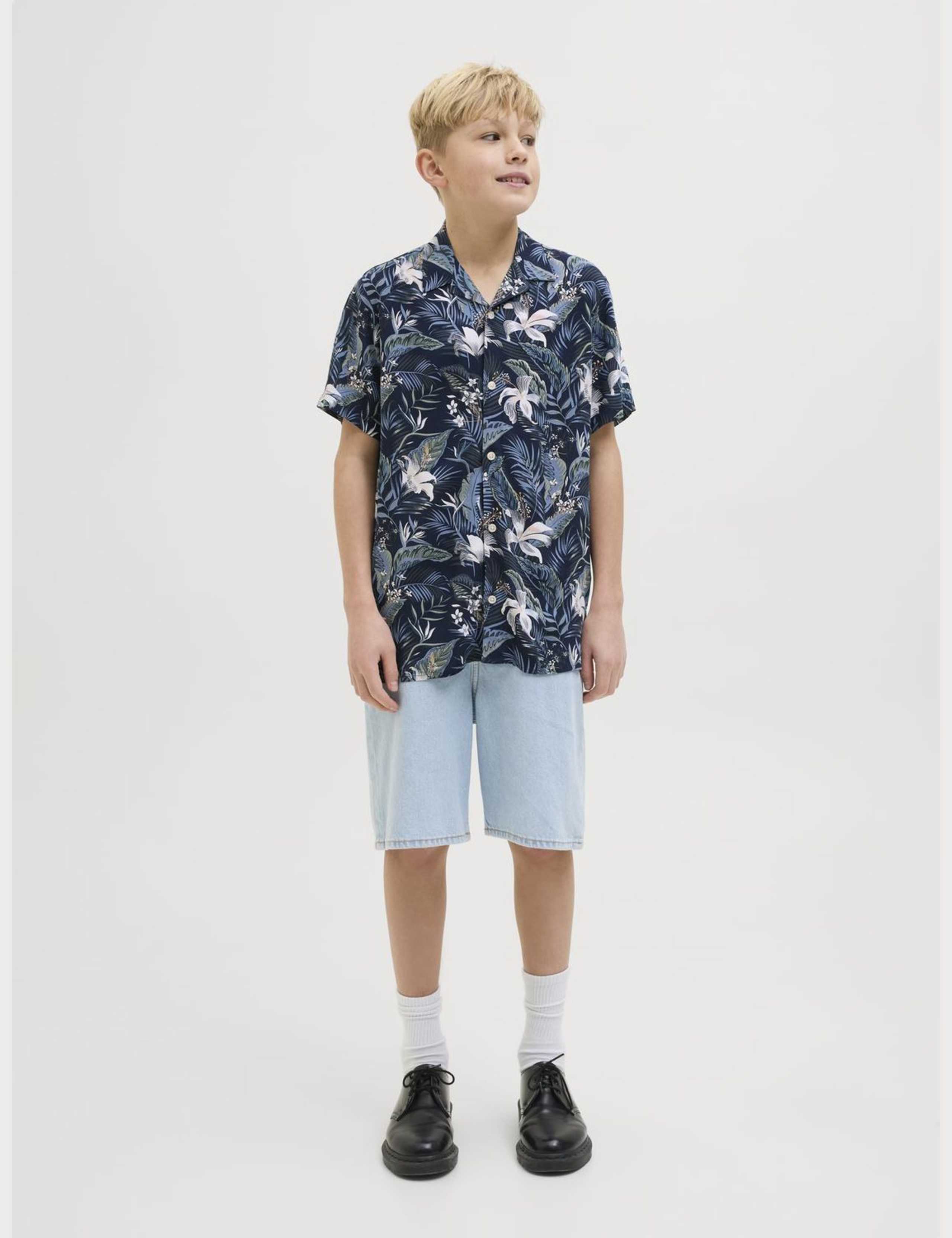 Tropical Print Shirt (8-16 Yrs) 3 of 7