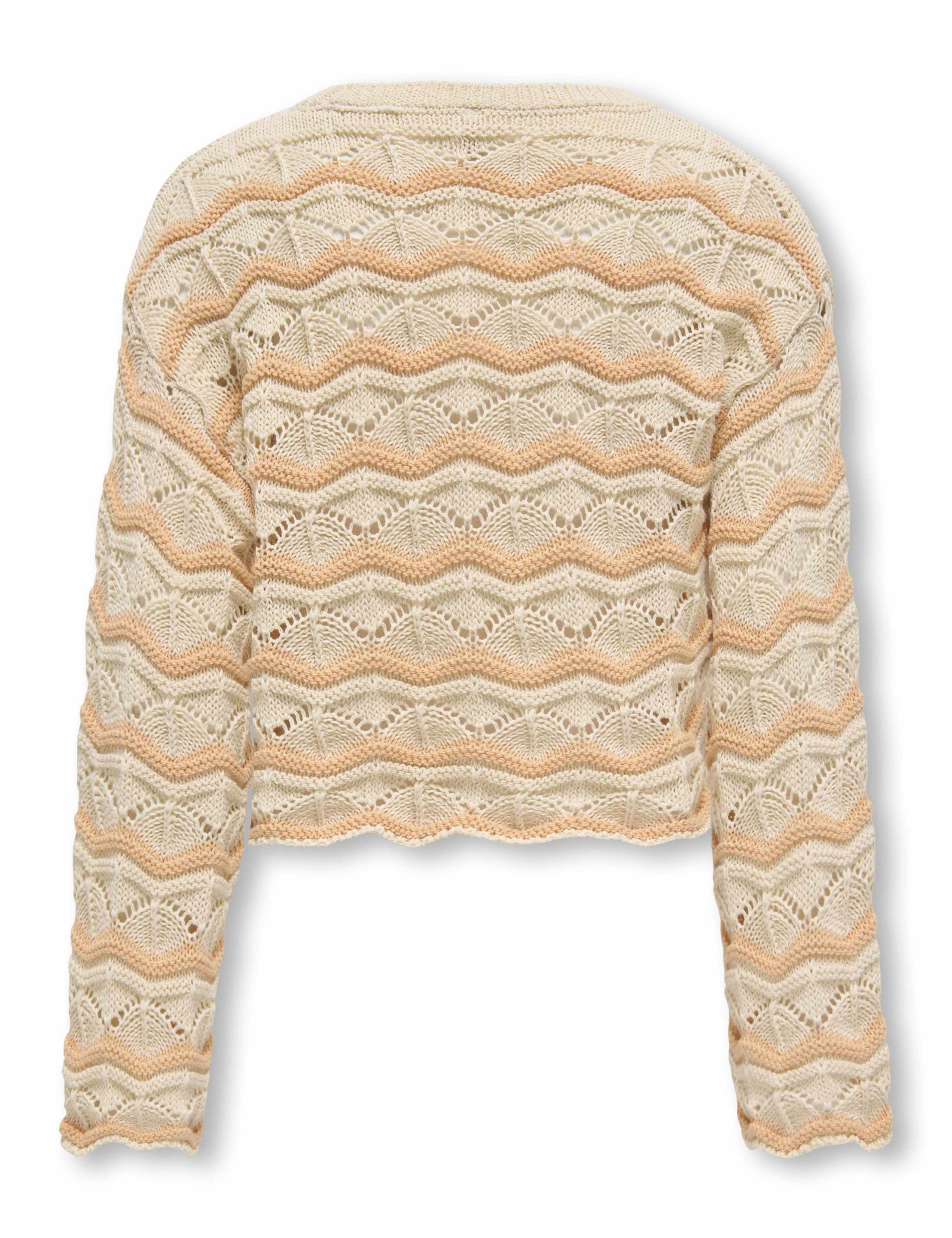 Cotton Blend Patterned Knitted Jumper (7-14 Yrs) 5 of 6