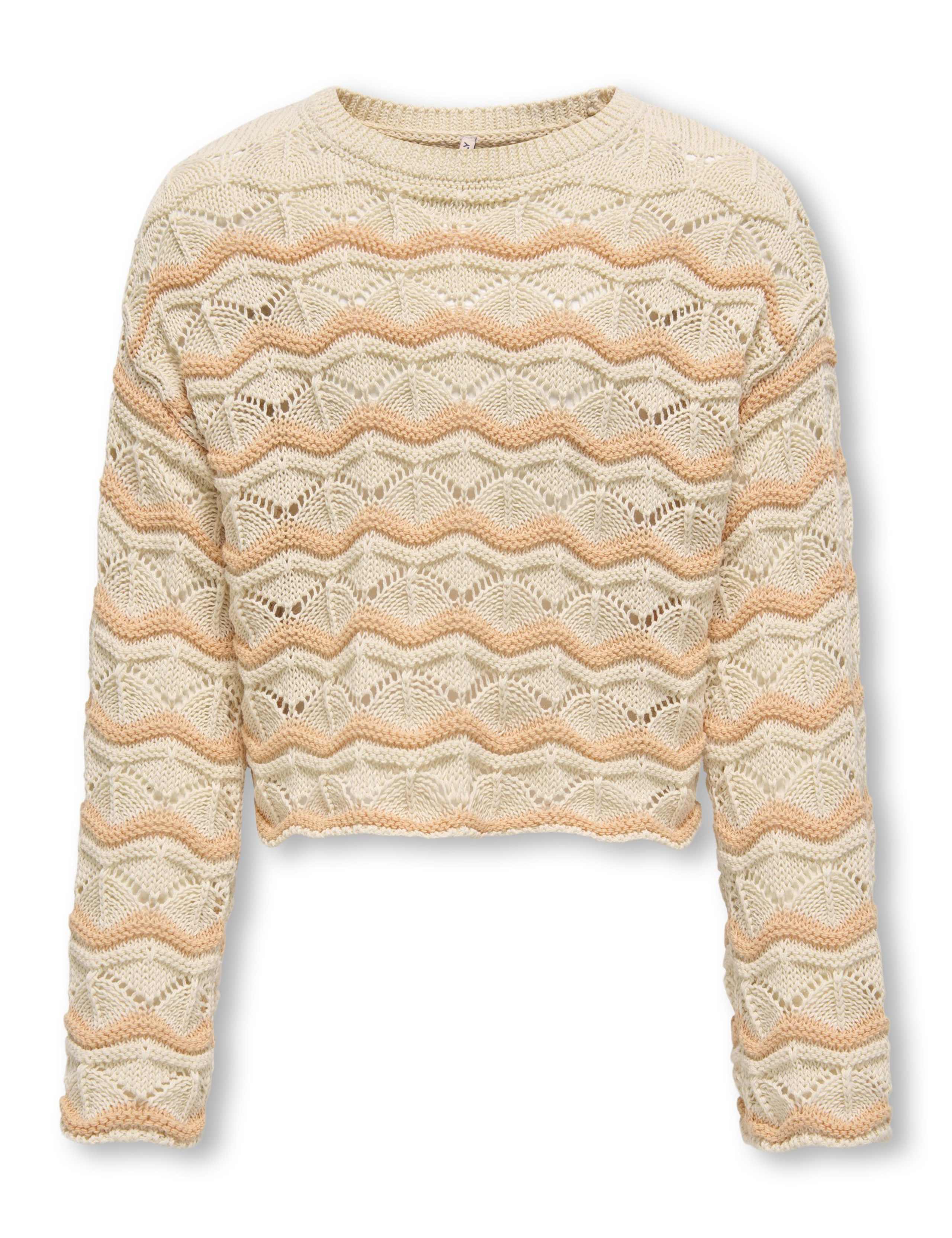 Cotton Blend Patterned Knitted Jumper (7-14 Yrs) 2 of 6