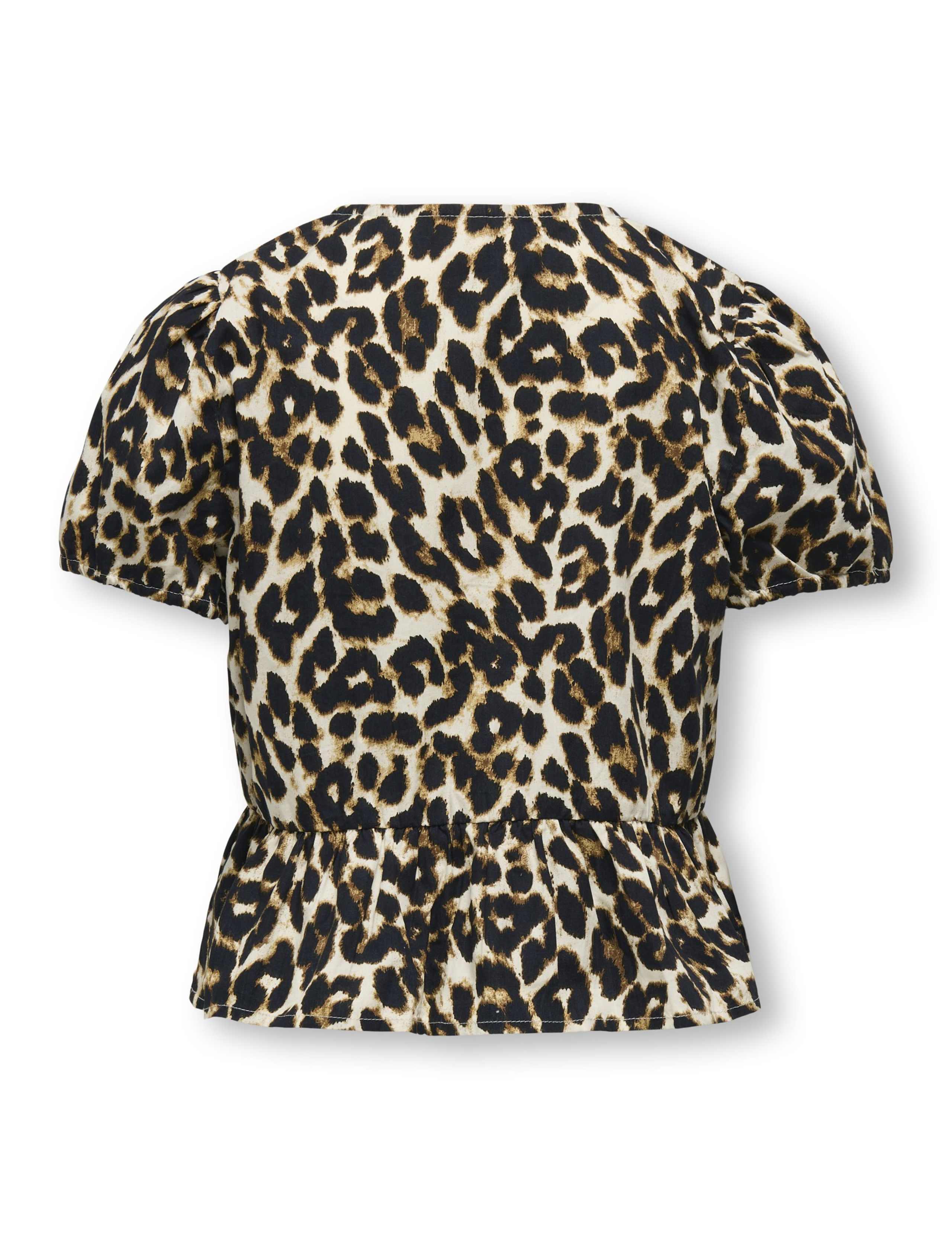 Pure Cotton Leopard Print Top (8-14 Yrs) 3 of 3