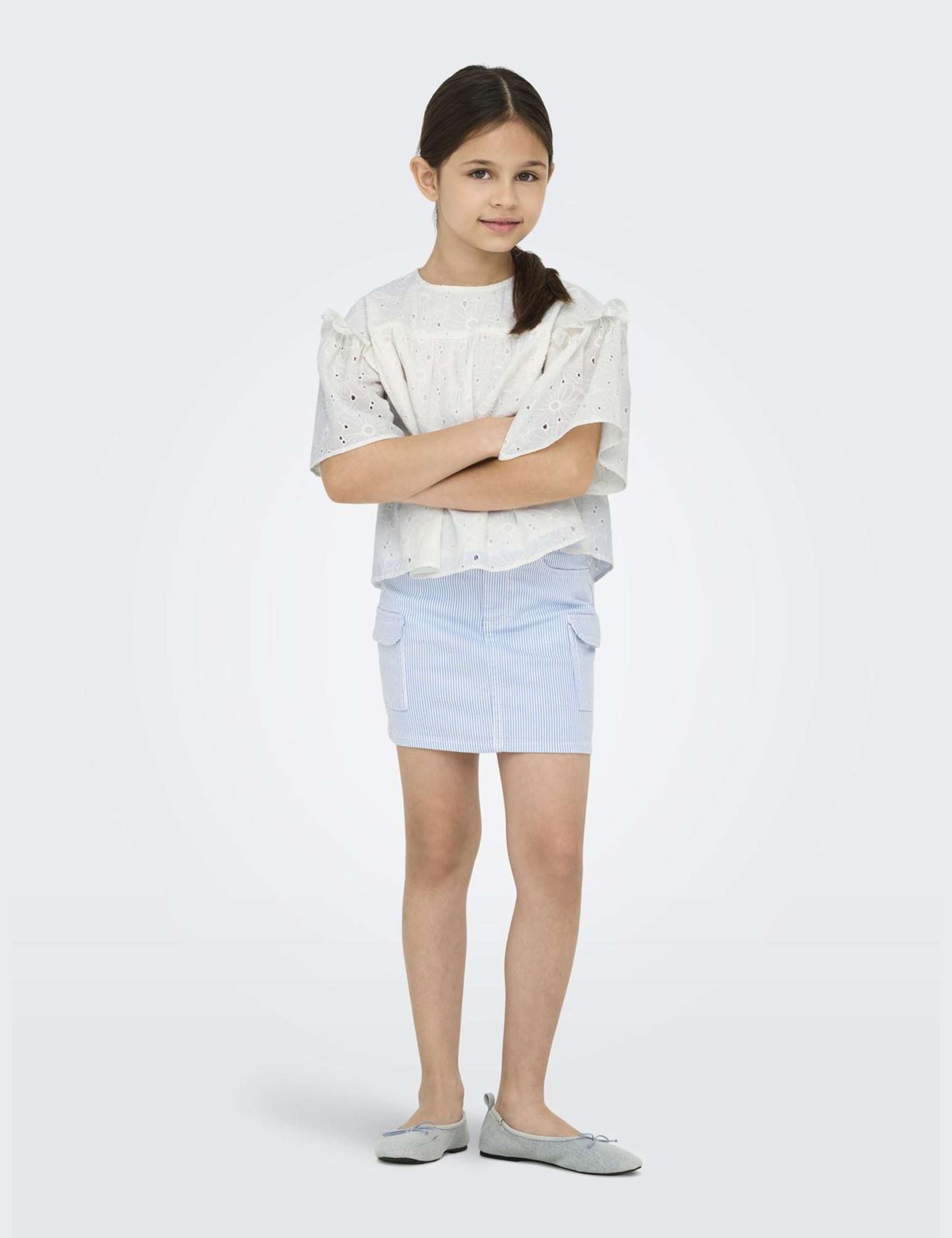 Pure Cotton Embroidered Blouse (8-13 yrs) 3 of 4