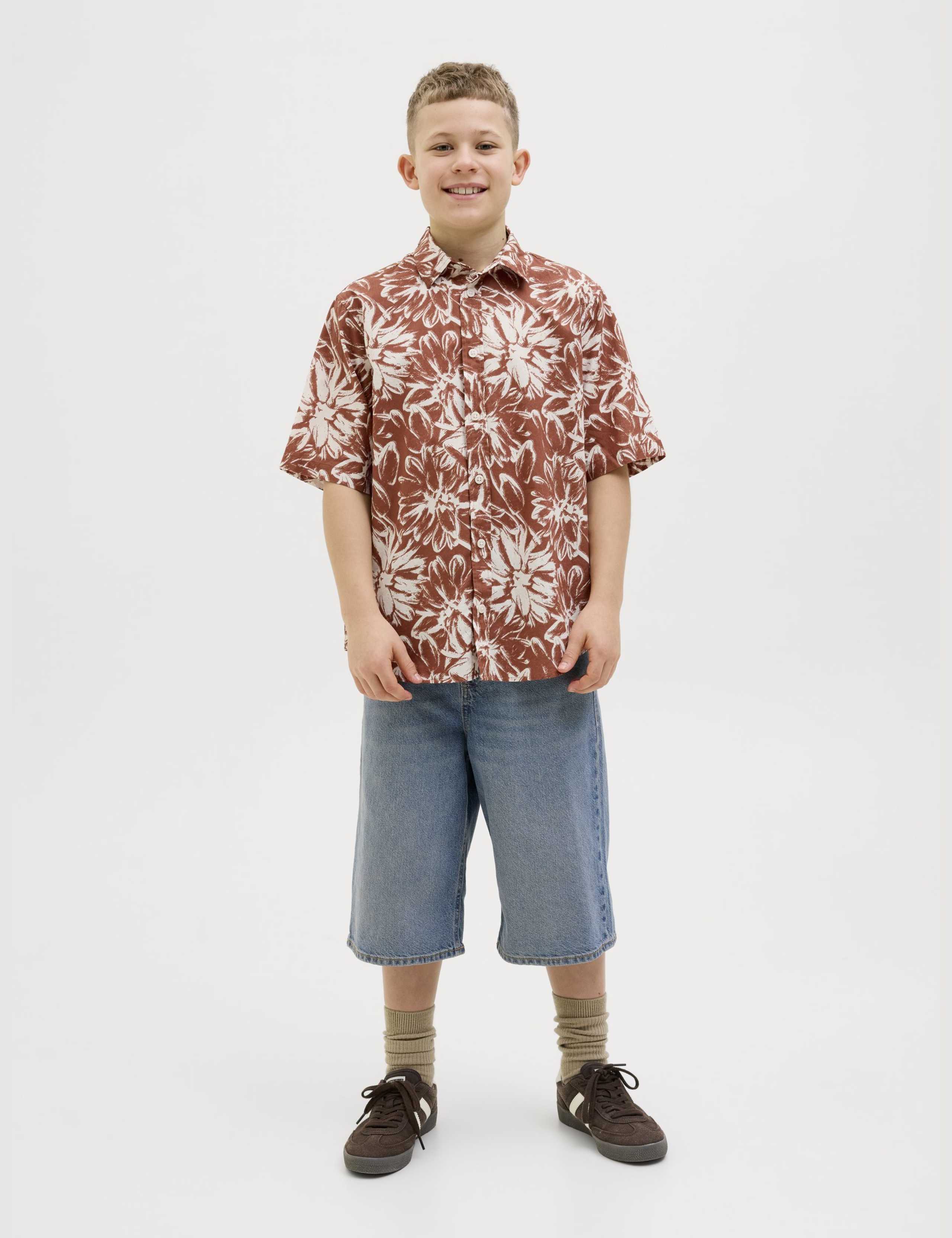 Pure Cotton Patterned Shirt (8-16 Yrs) 3 of 7