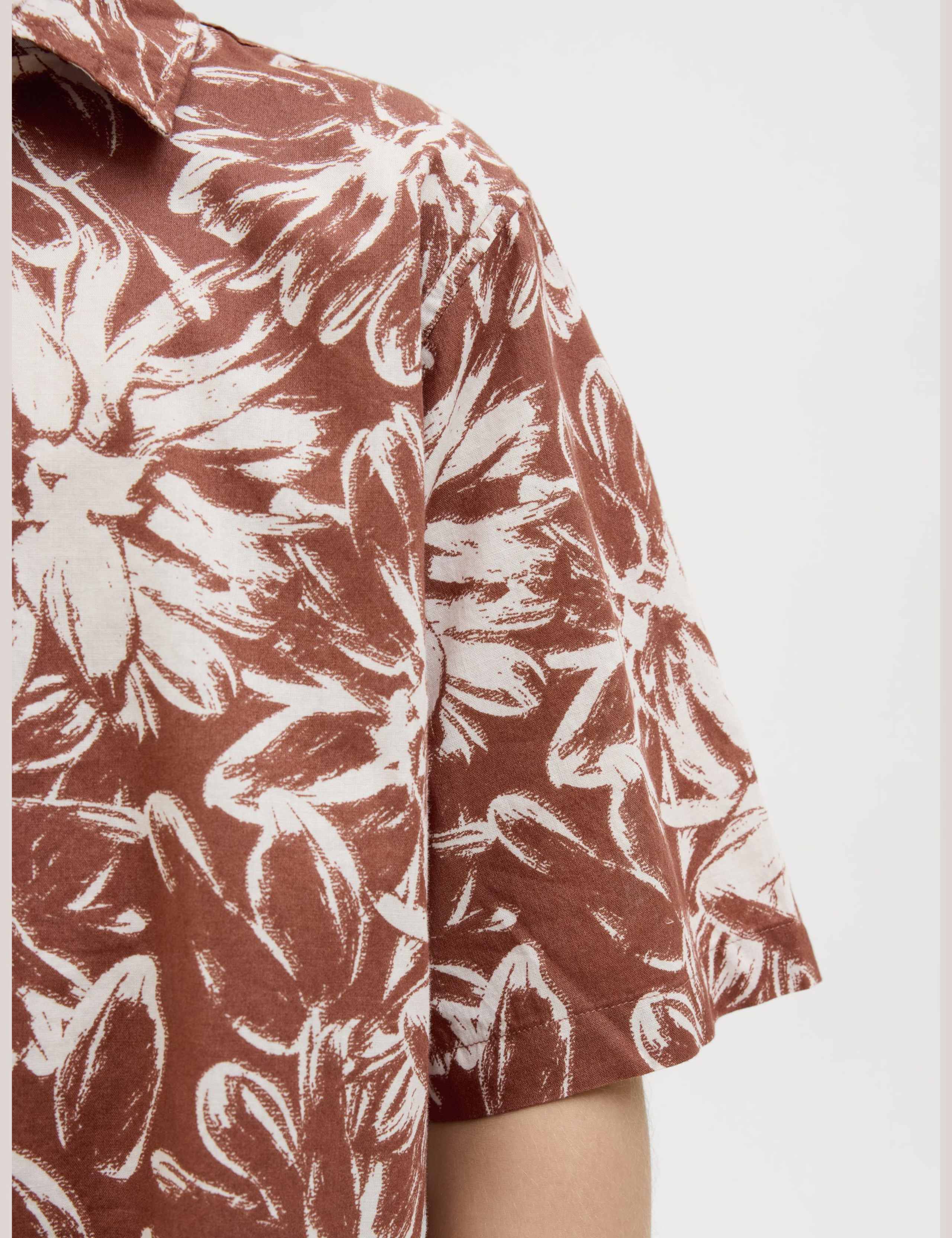 Pure Cotton Patterned Shirt (8-16 Yrs) 7 of 7